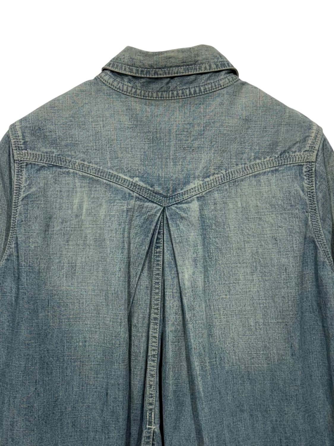 SACAI LUCK denim hybrid shirt  상품이미지6