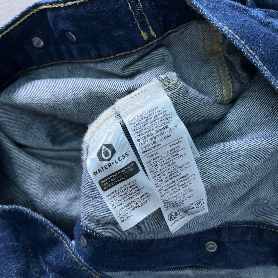 100 리바이스 타입투 타크 인디고 데님 청자켓 상품이미지5