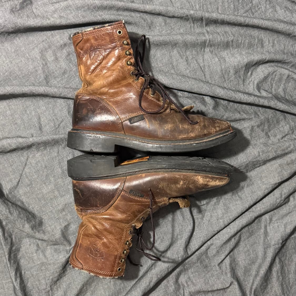 Men's Cascade 8" Lace Up Work Boots 상품이미지2