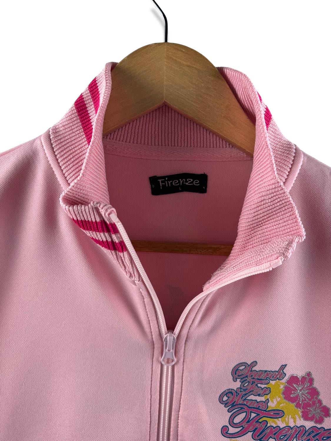 JPN 키치 핑크 트랙탑 져지2184 상품이미지5