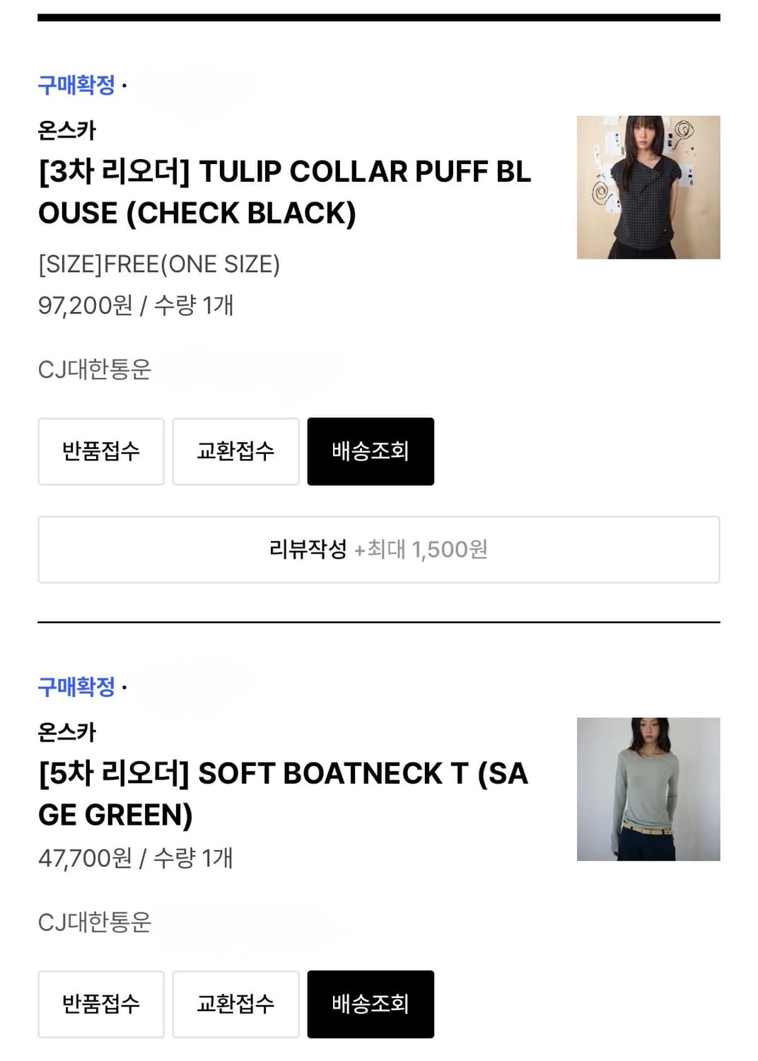 온스카 블라우스 상품이미지6