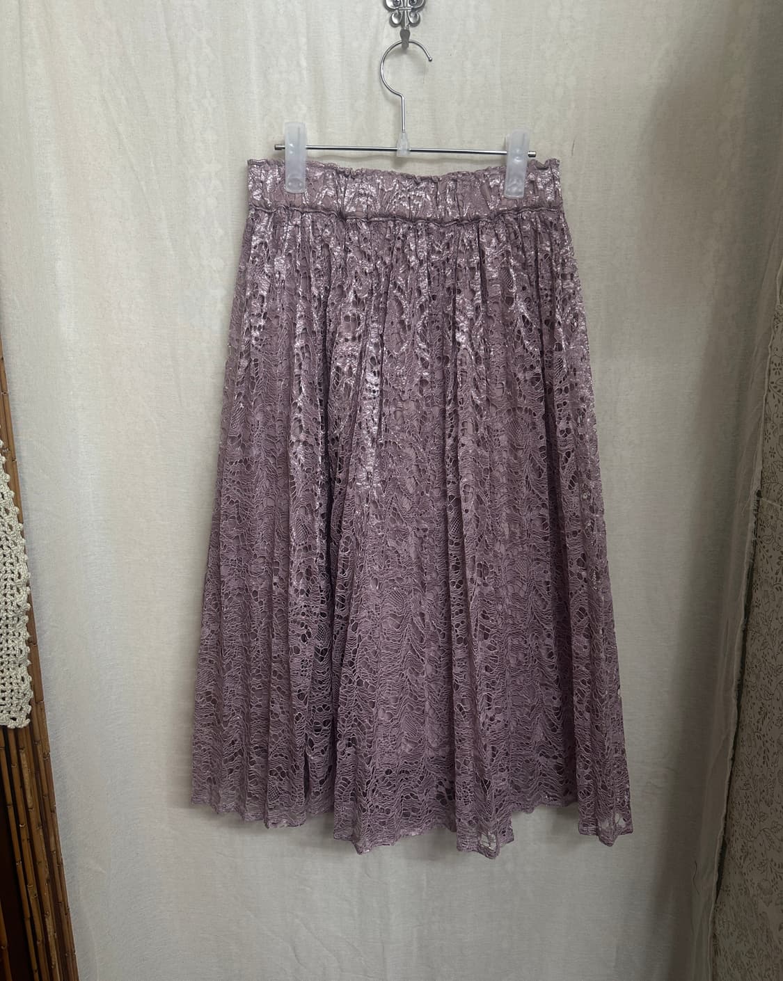 earth music 레이스 밴딩 스커트 상품이미지2