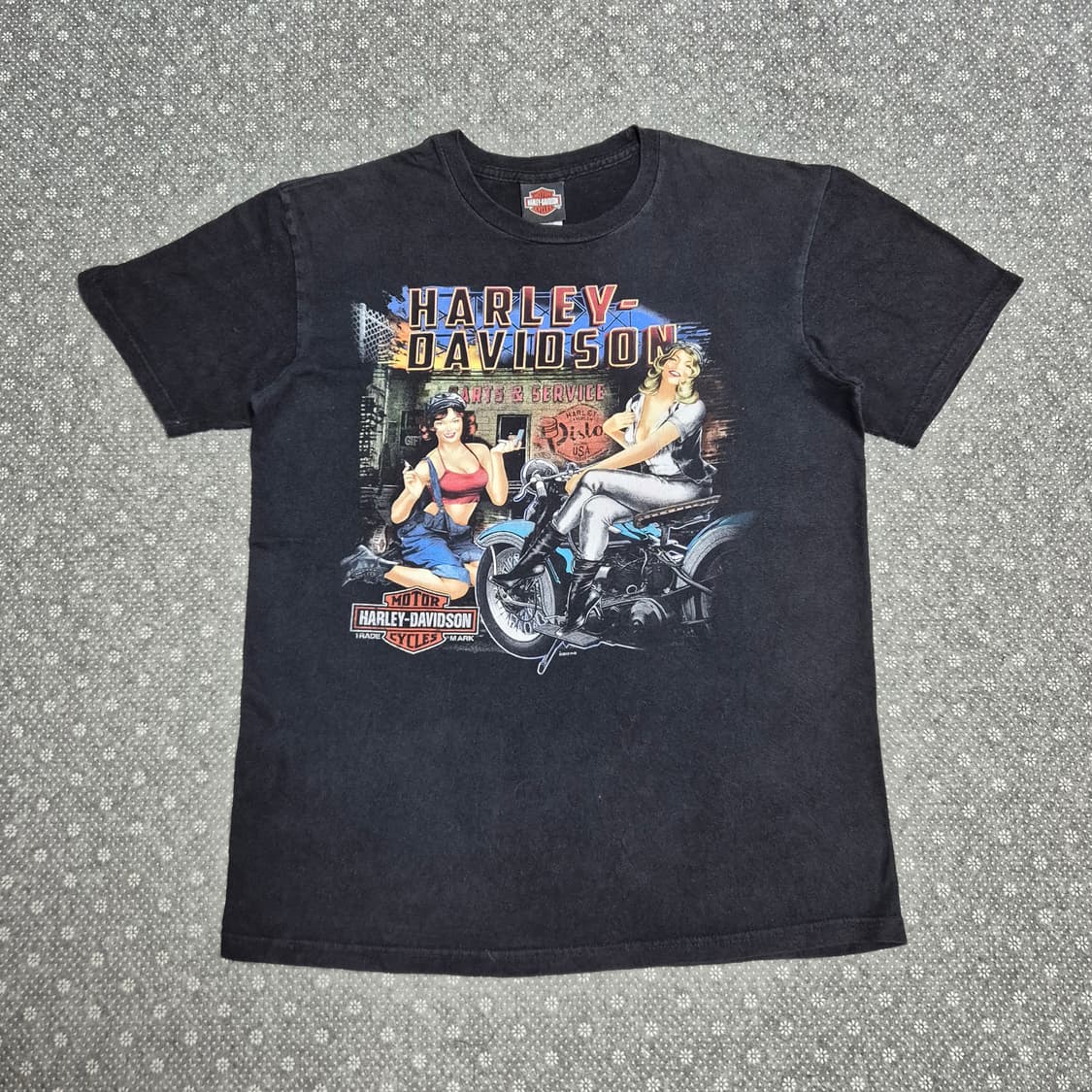 [L] 할리데이비슨 핀업걸 티셔츠 -361 상품이미지1
