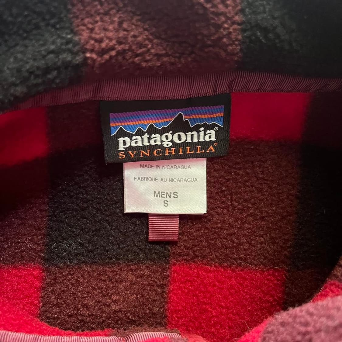 16FW 파타고니아 클래식 신칠라 스냅-티 플리스 풀오버 버팔로 레드체크 상품이미지2