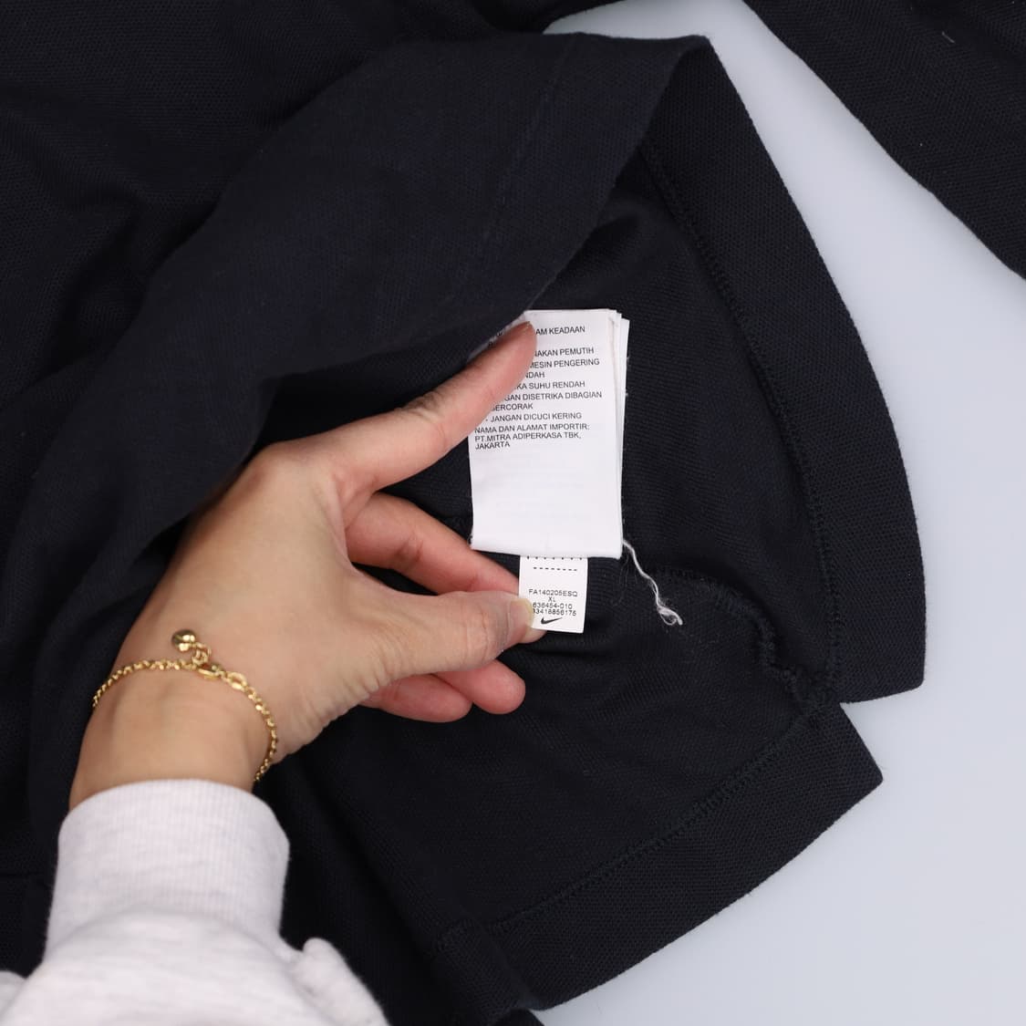 XL 나이키 여성 골프 긴팔카라티 0417H1 상품이미지5