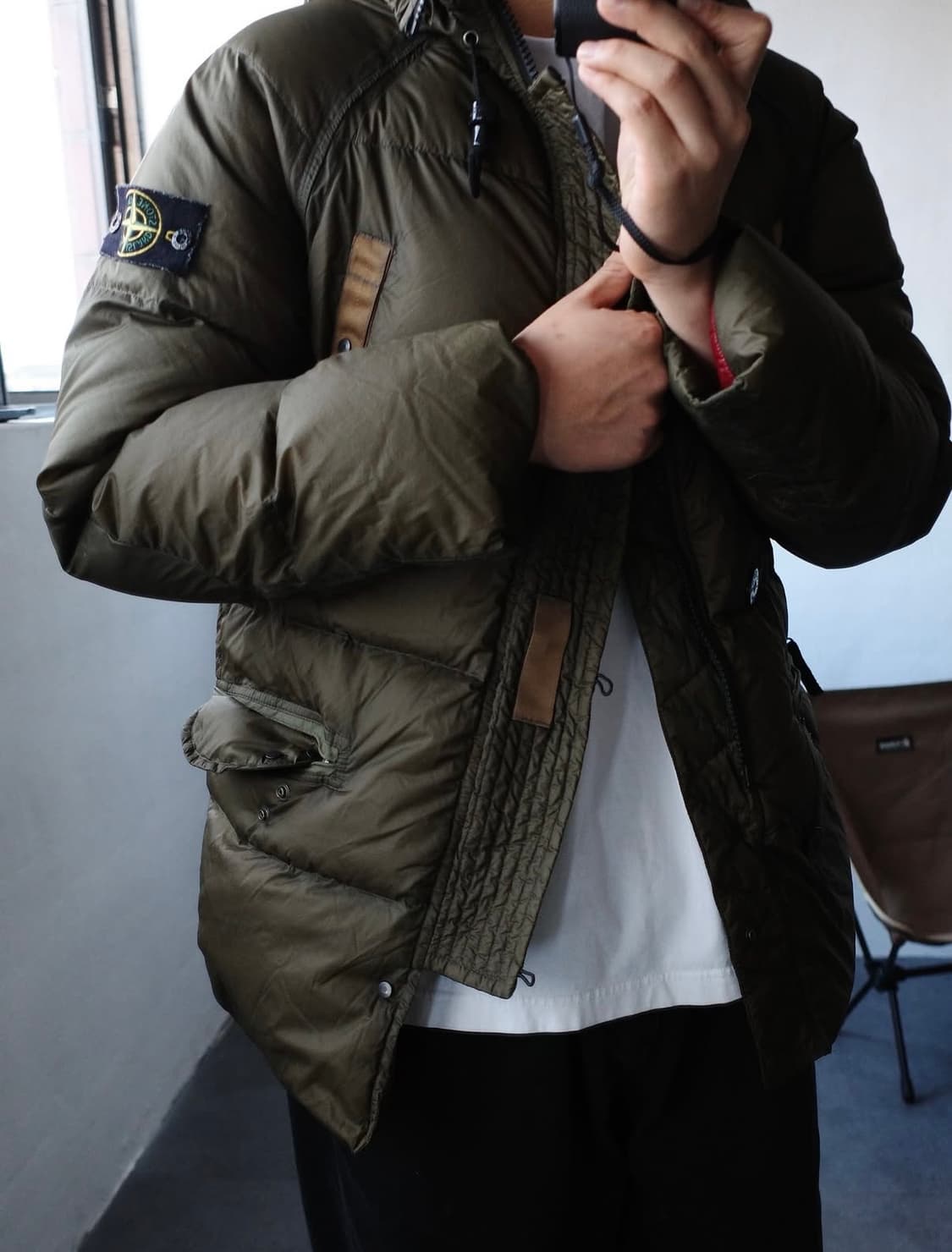 스톤아일랜드 레어 다운 자켓 상품이미지10