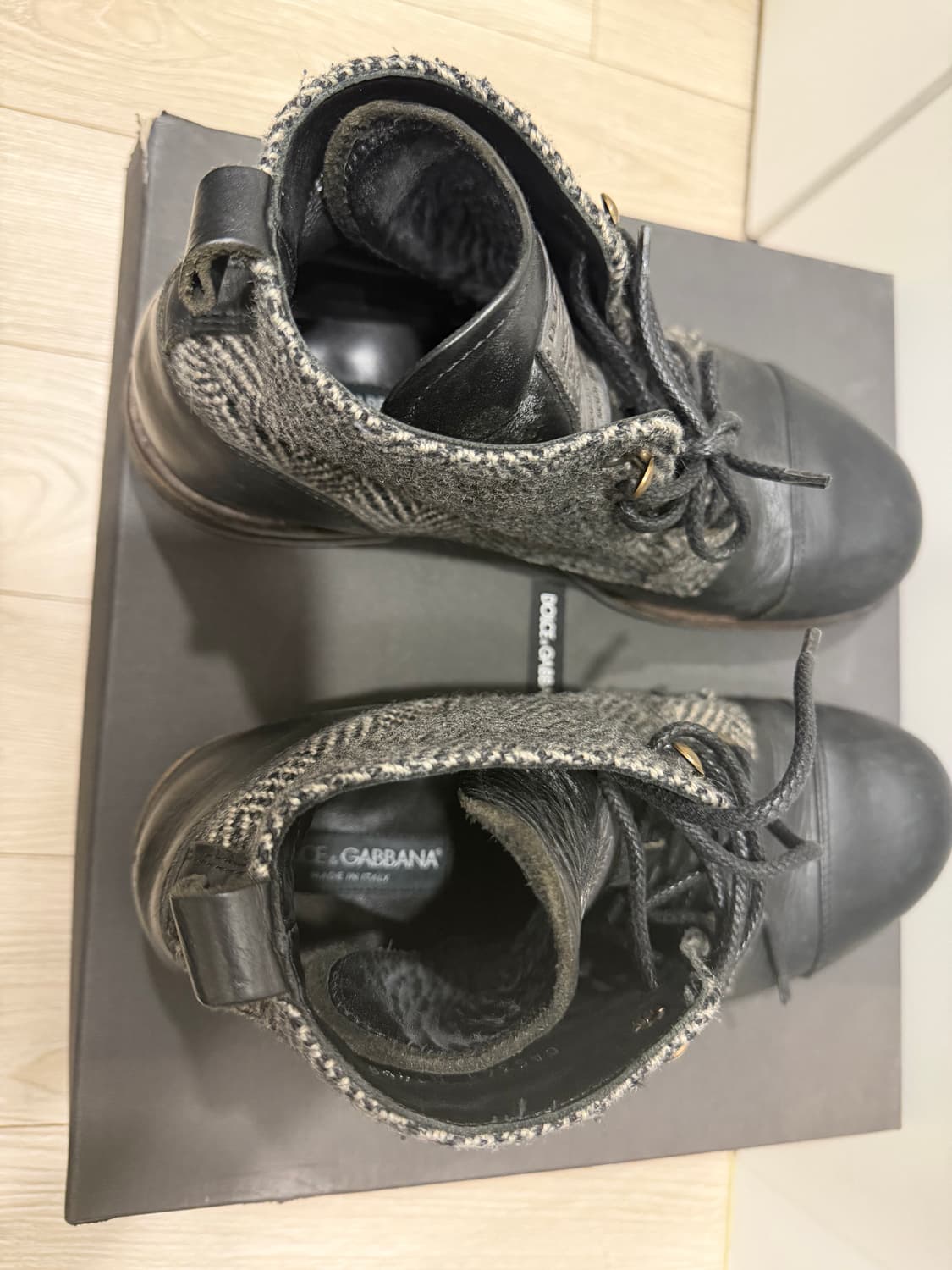 돌체앤가바나 빈티지 헤링본 부츠  상품이미지6