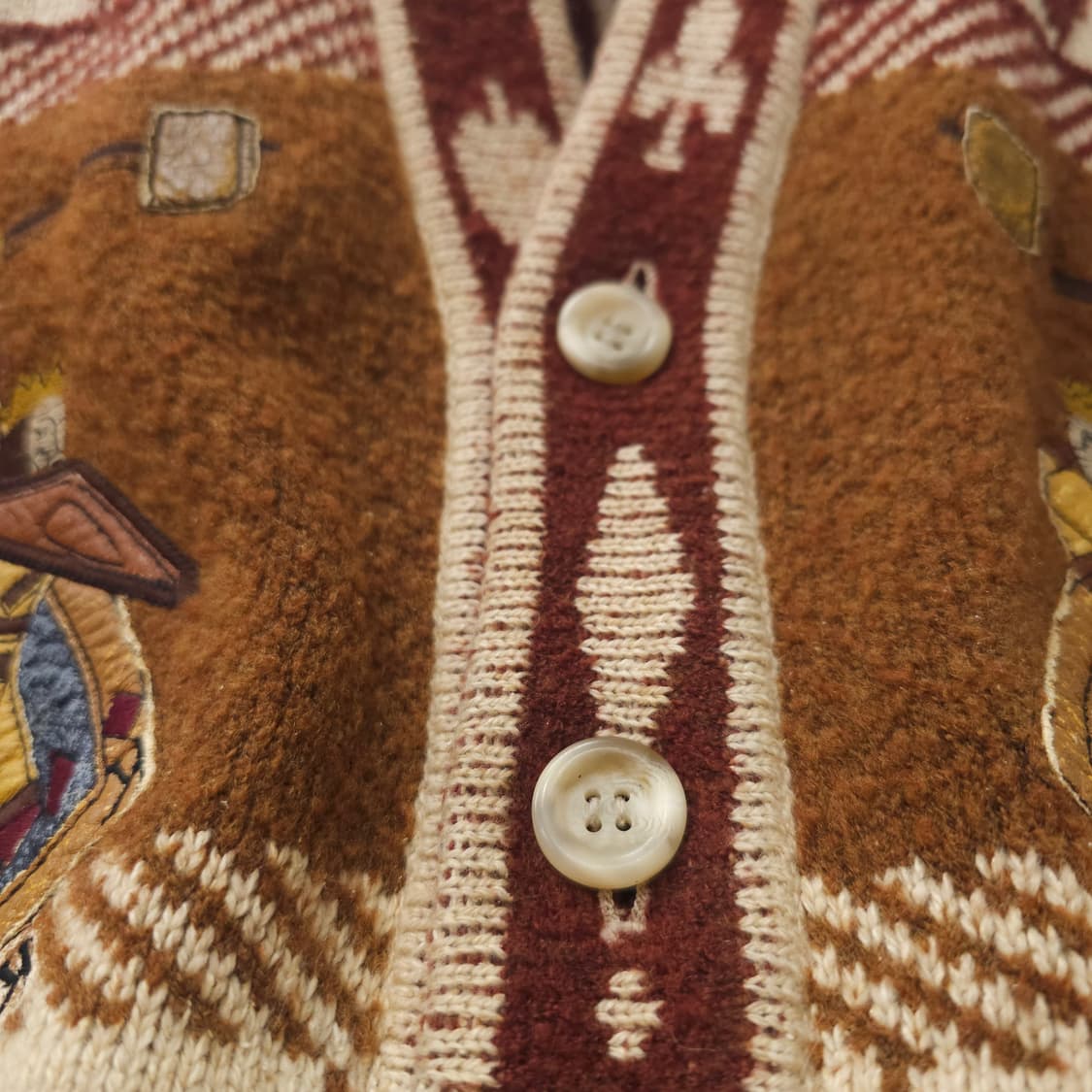 까스텔바작 스포츠 빈티지 울 니트 베스트 상품이미지5