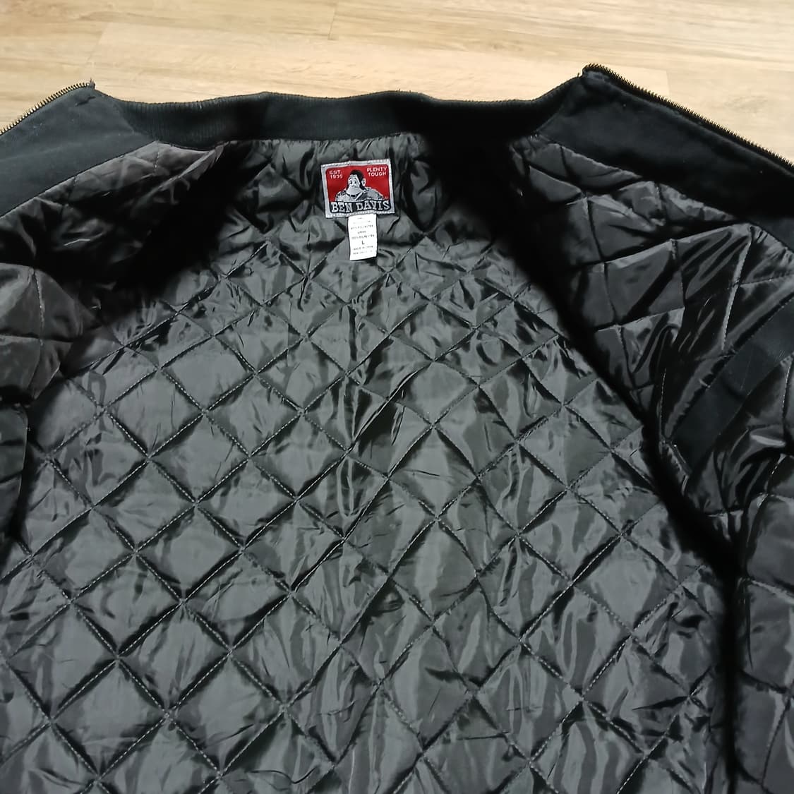 BEN Davis 밴데이비스 워크웨어 튼튼한 봄버 누빔 항공점퍼 마원 상품이미지8