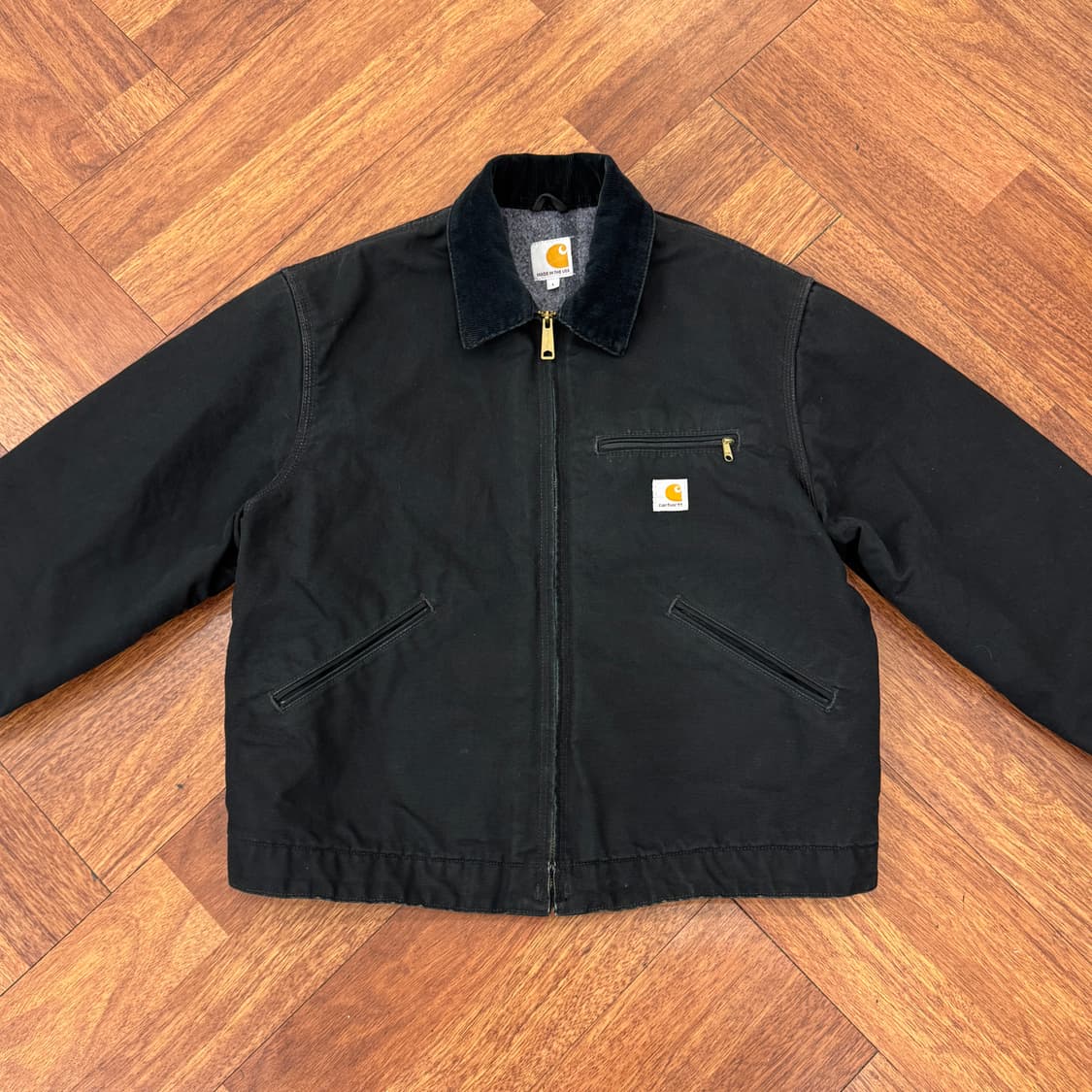 L(105) 칼하트 USA 디트로이트 블랙 자켓  상품이미지2