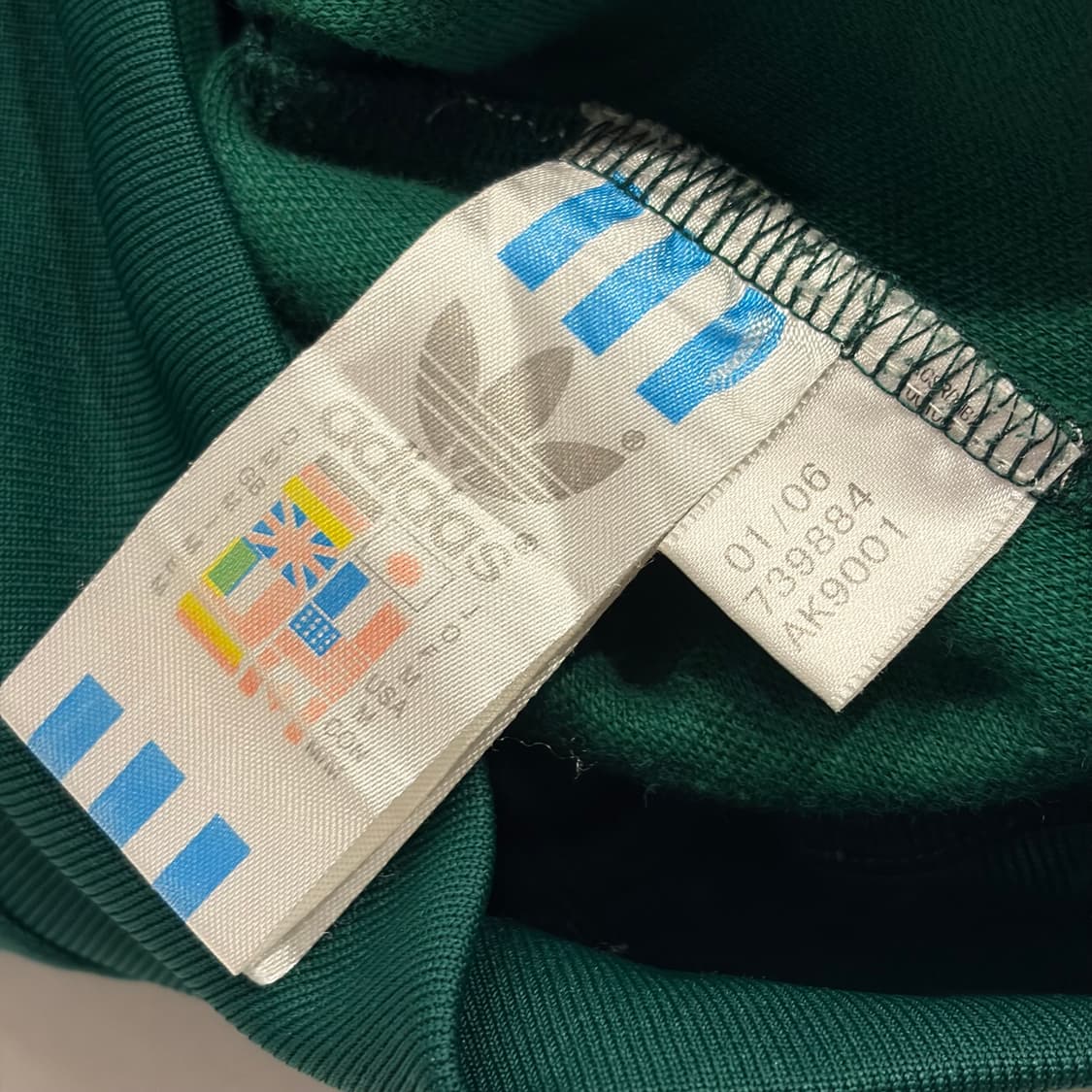 [S] 06s 아디다스 브라질 트랙탑 녹색/노란색 B504 상품이미지7