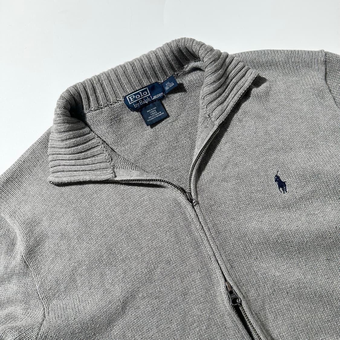 폴로 랄프로렌 투웨이 니트 집업 상품이미지4
