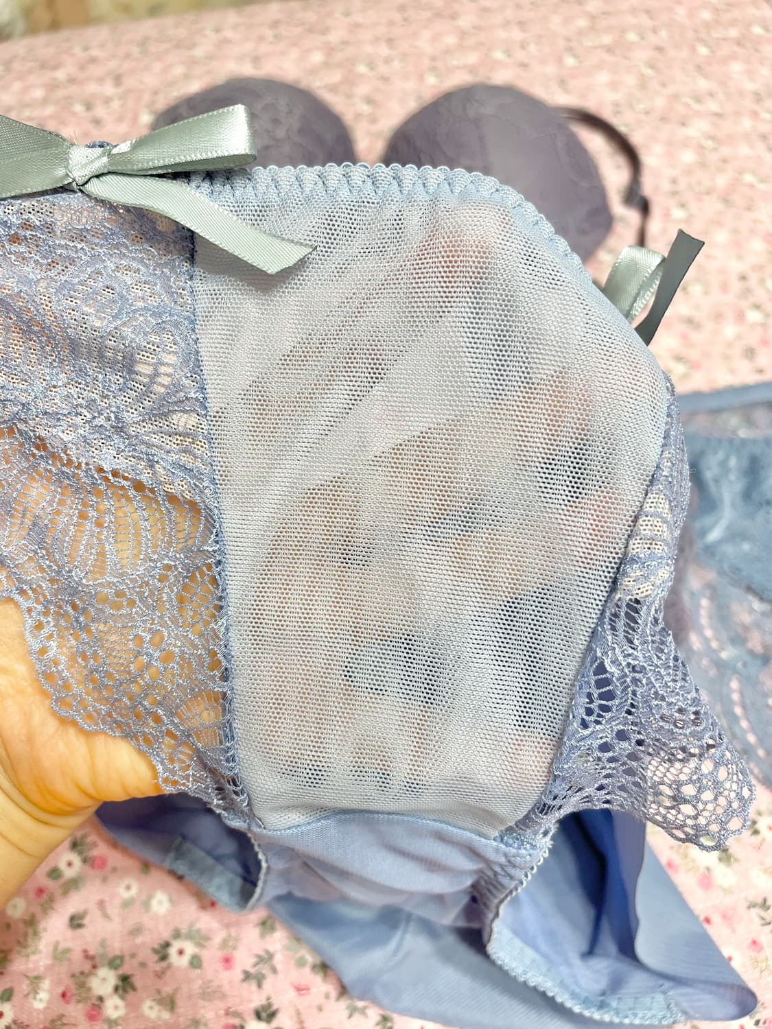 섹시 레이스 망사 여성 속옷 세트/오모떼 상품이미지4