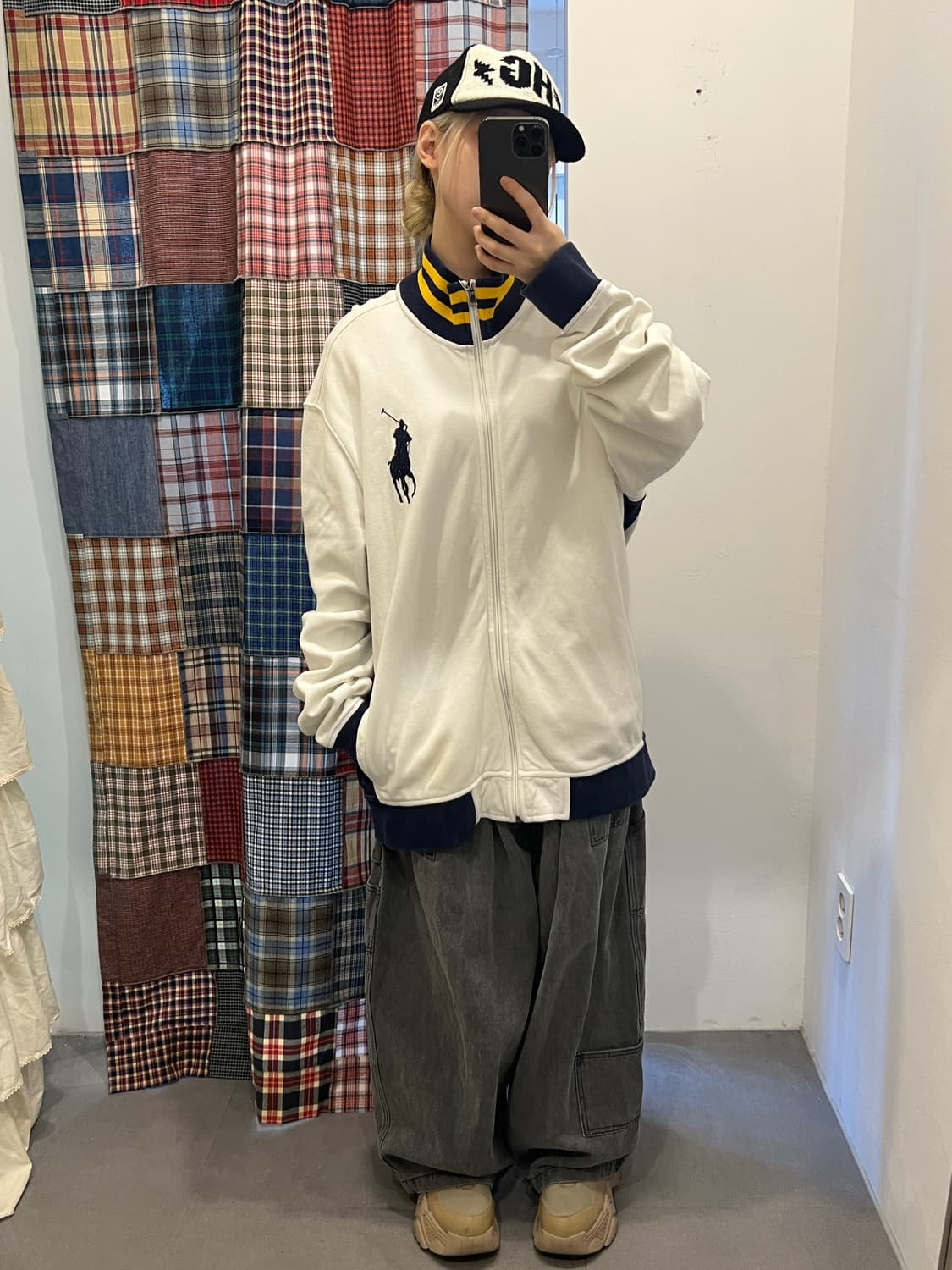 폴로 빅포니 화이트 집업 상품이미지4