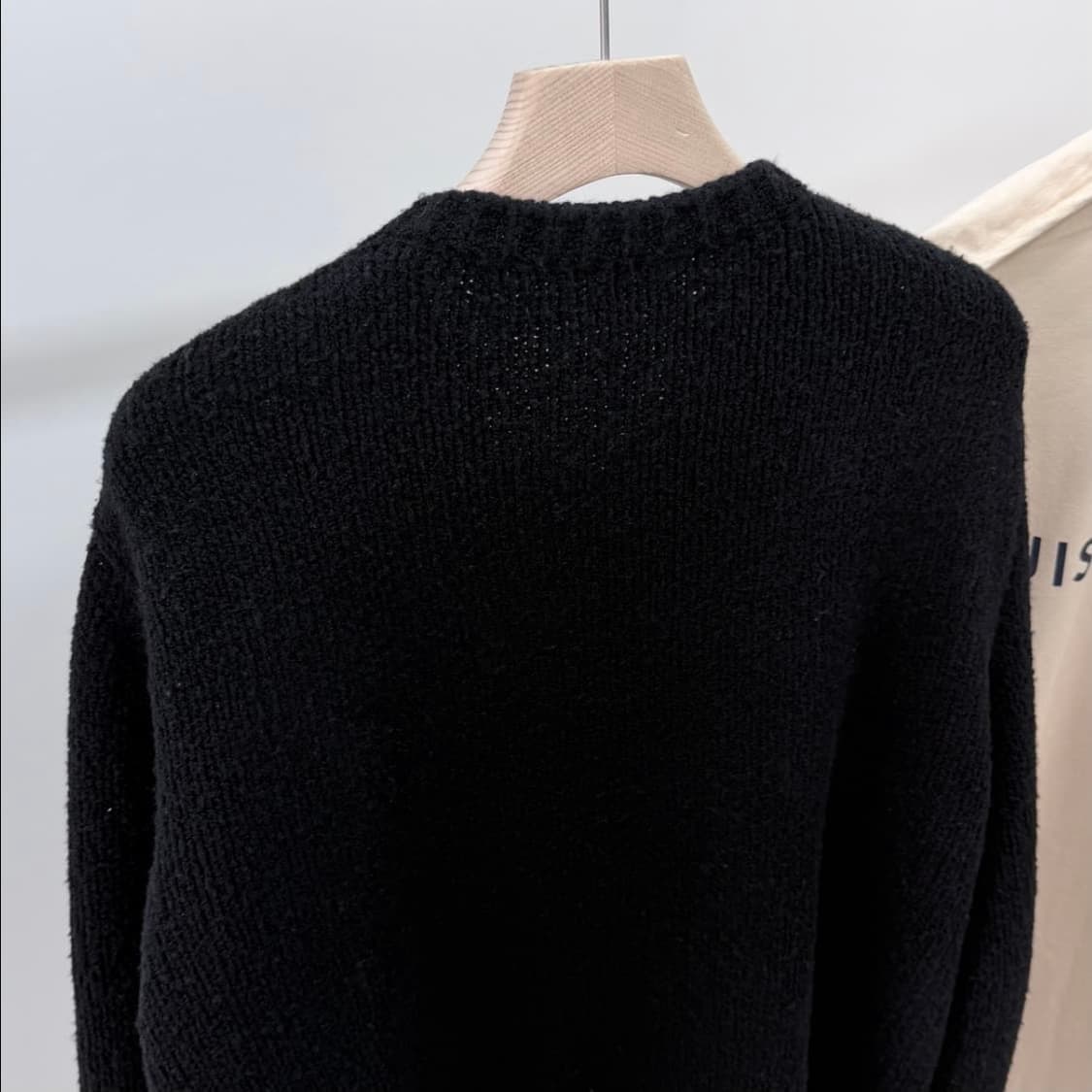 [S+급/XL] 25FW 루이비통 청키 인타르시아 니트 가디건 블랙 상품이미지6