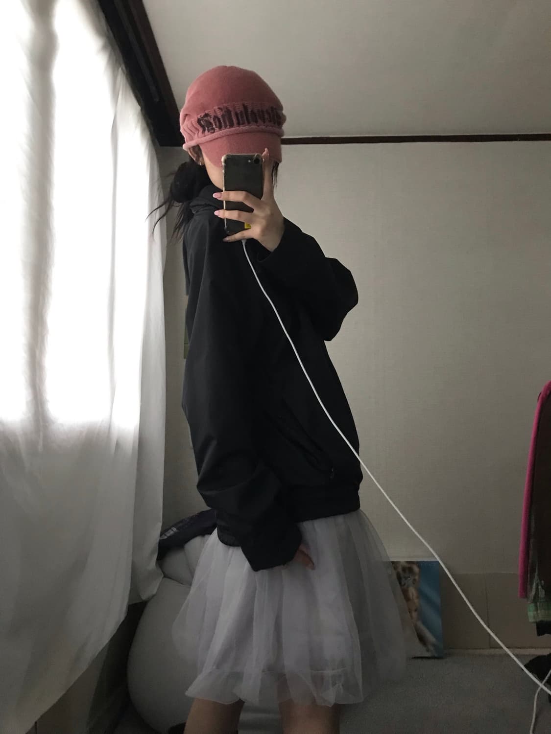 나이키 블랙 투웨이 바람막이 상품이미지5