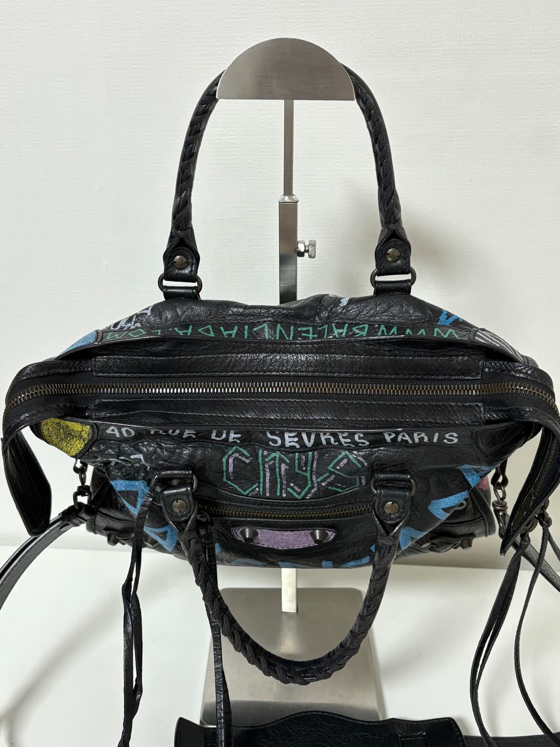 발렌시아가 그래피티 모터백 스몰 상품이미지8