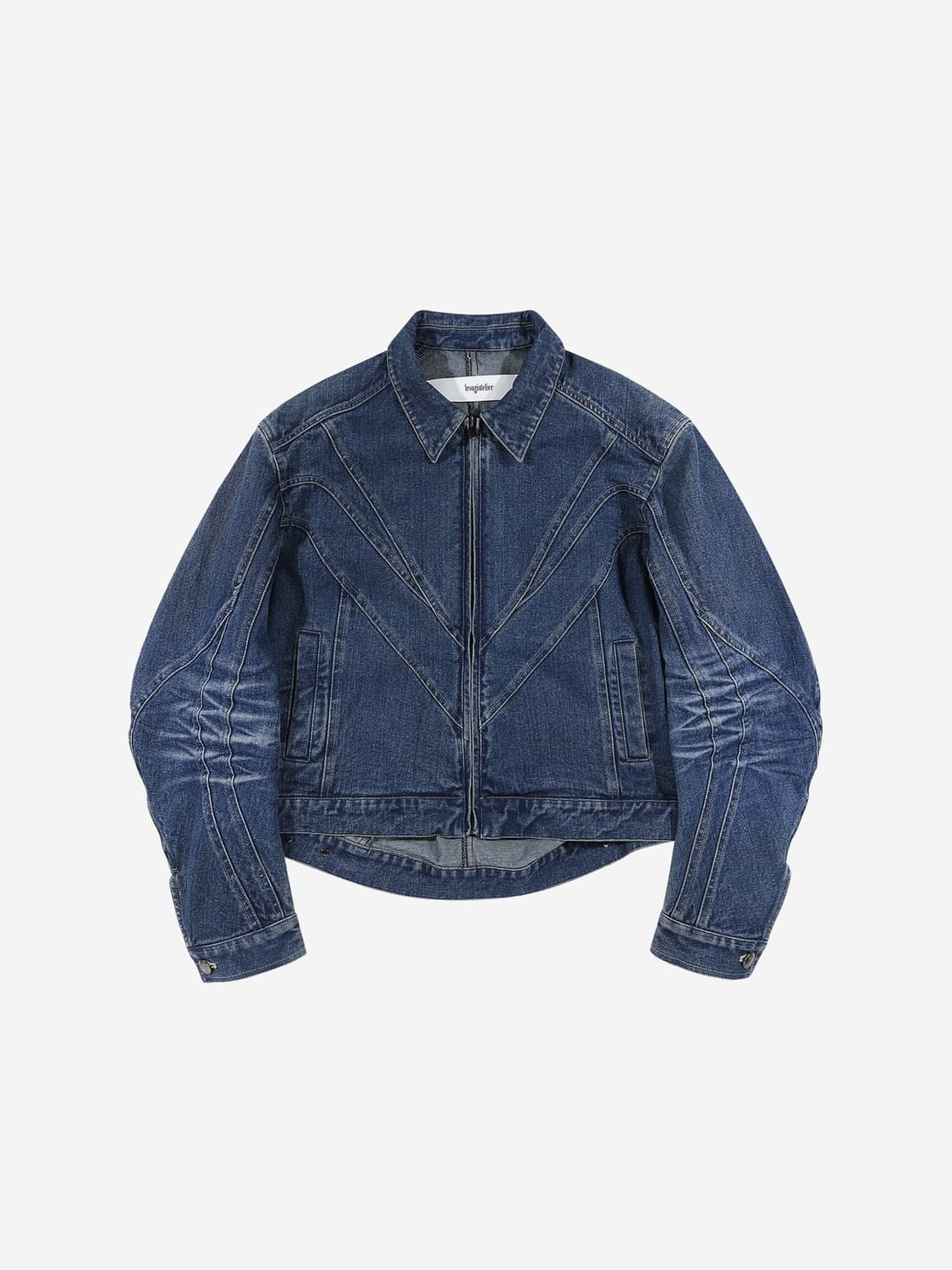 [L] 르수기아뜰리에 데님 바이커 자켓 상품이미지1