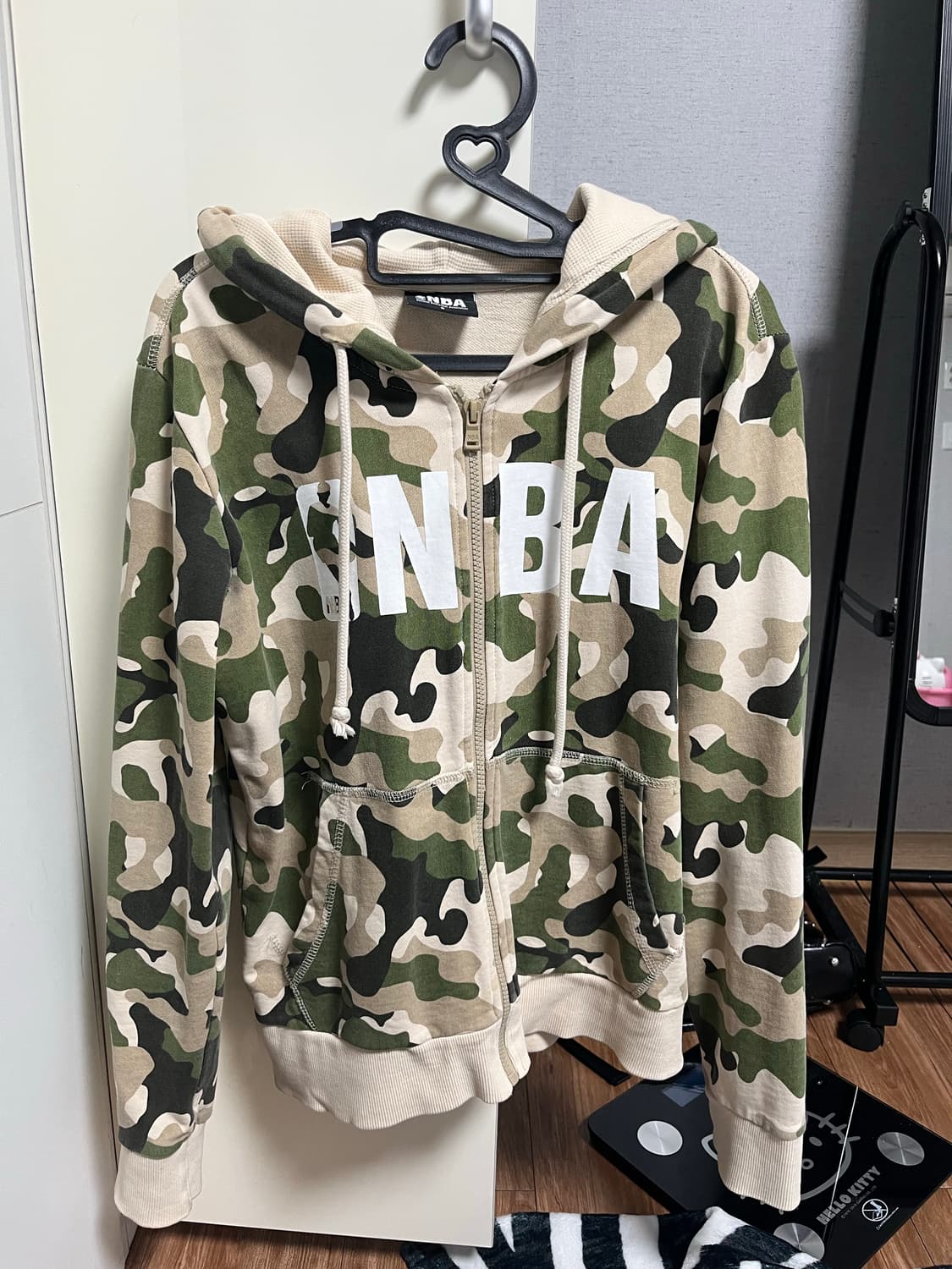 NBA 카모 밀리터리 후드집업 y2k 빈티지 상품이미지4