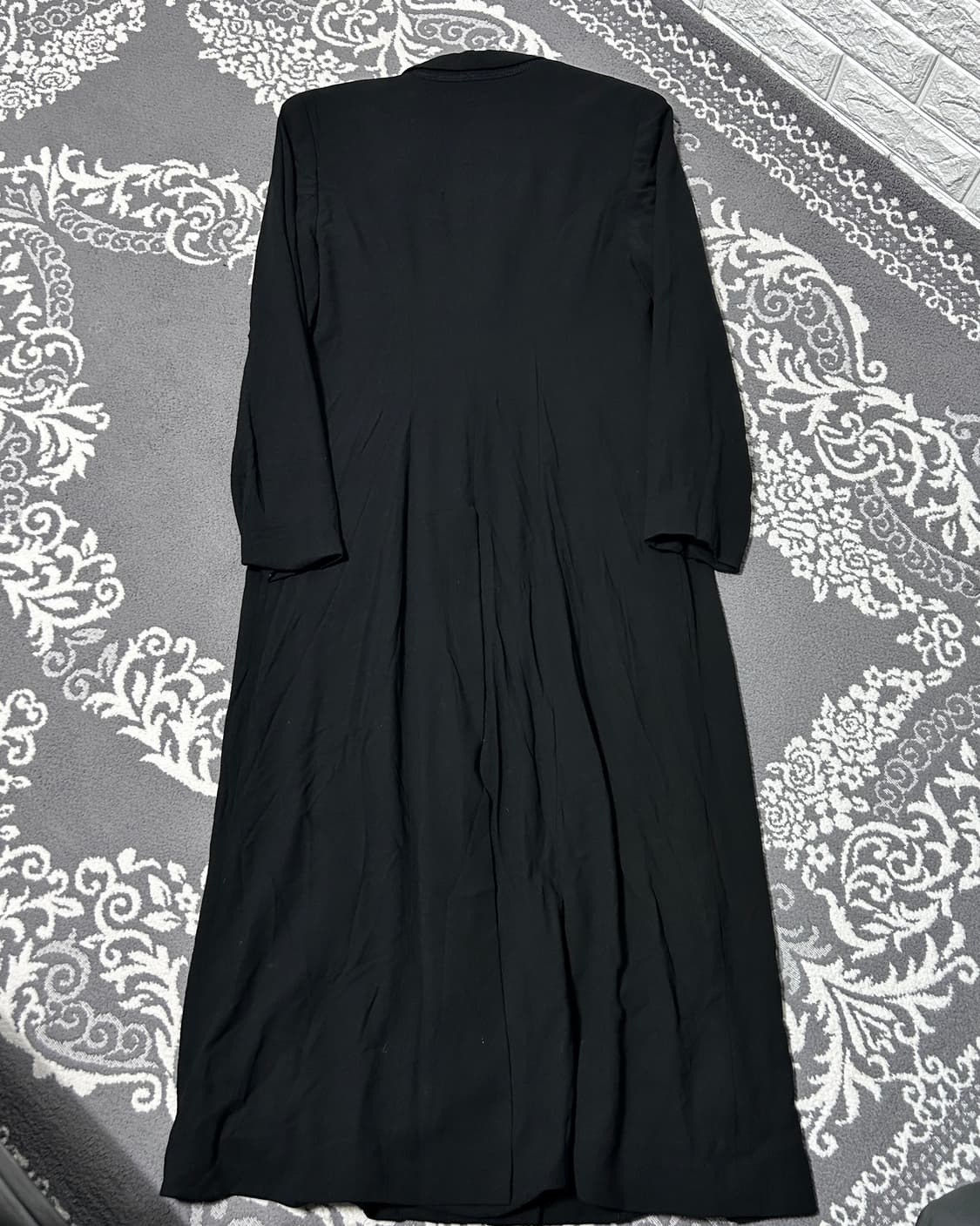 DKNY 아방가르드 울 드레이프 맥시 롱 코트 상품이미지7