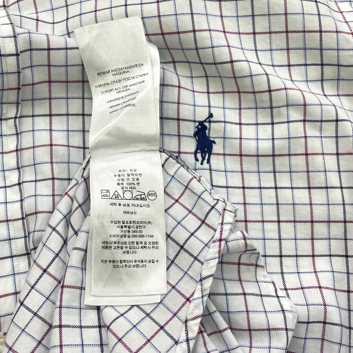 (L) POLO 폴로 랄프로렌 체크 셔츠 상품이미지10
