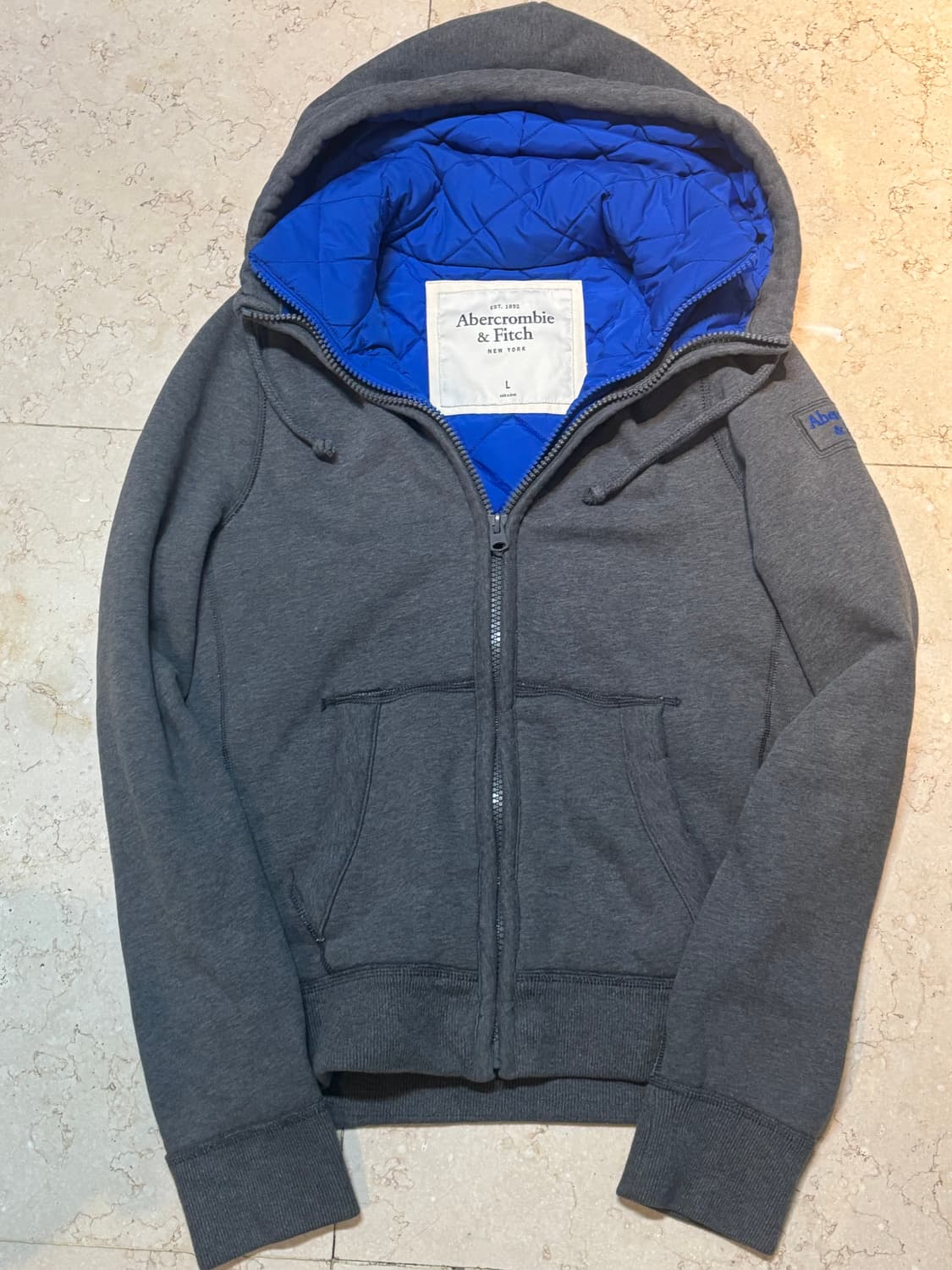 아베크롬비 90s 빈티지 패딩 후드집업 상품이미지3