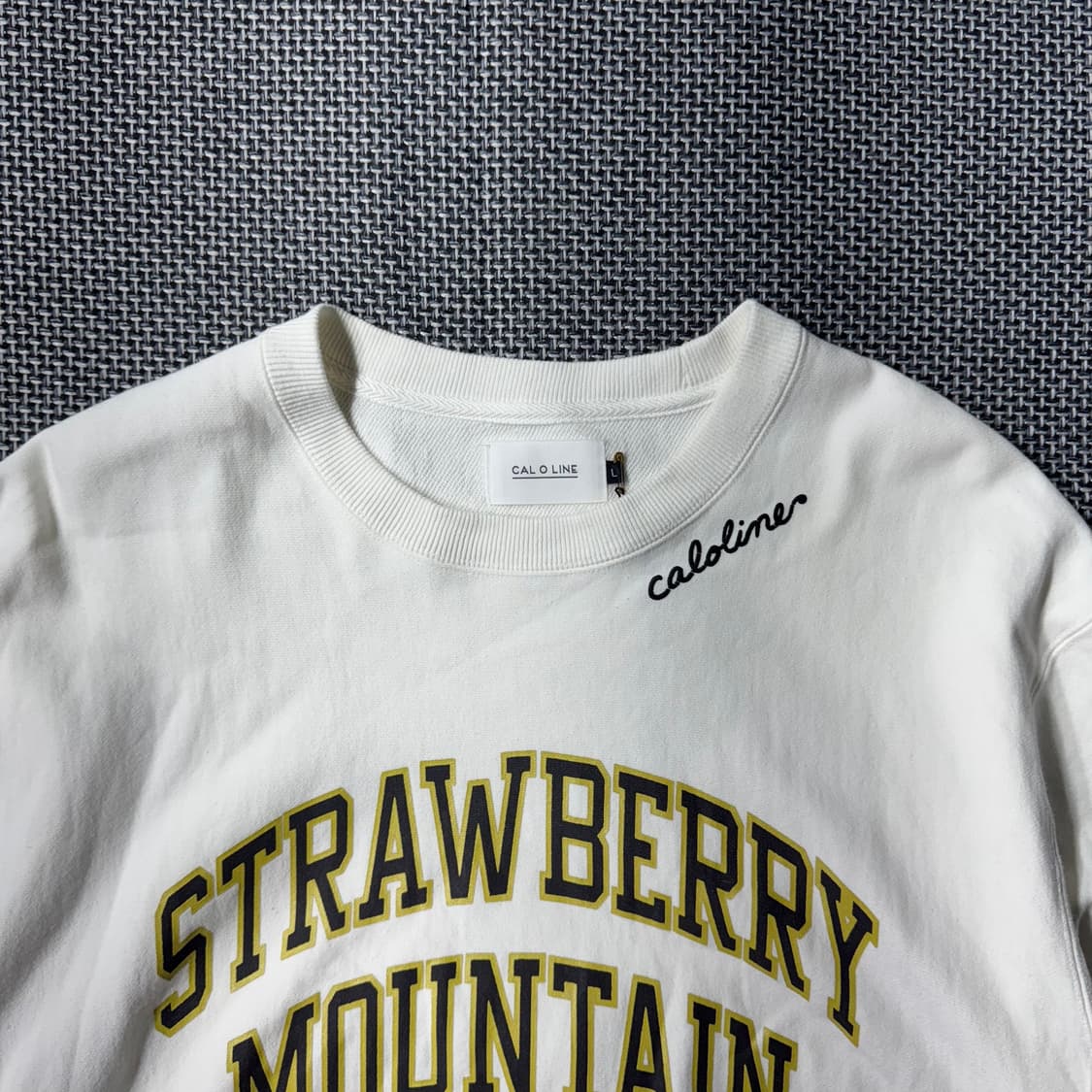 CAL O LINE 스웻 화이트 ( L/OLD-8068 ) 상품이미지2