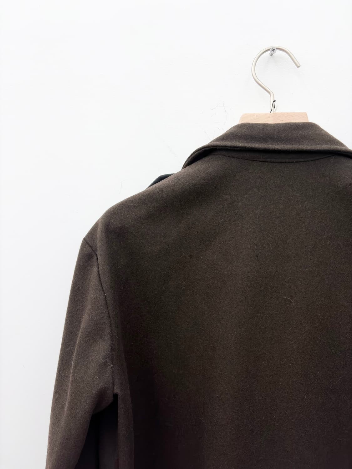 BROWN WOOL MILITARY SHIRT JACKET 상품이미지6