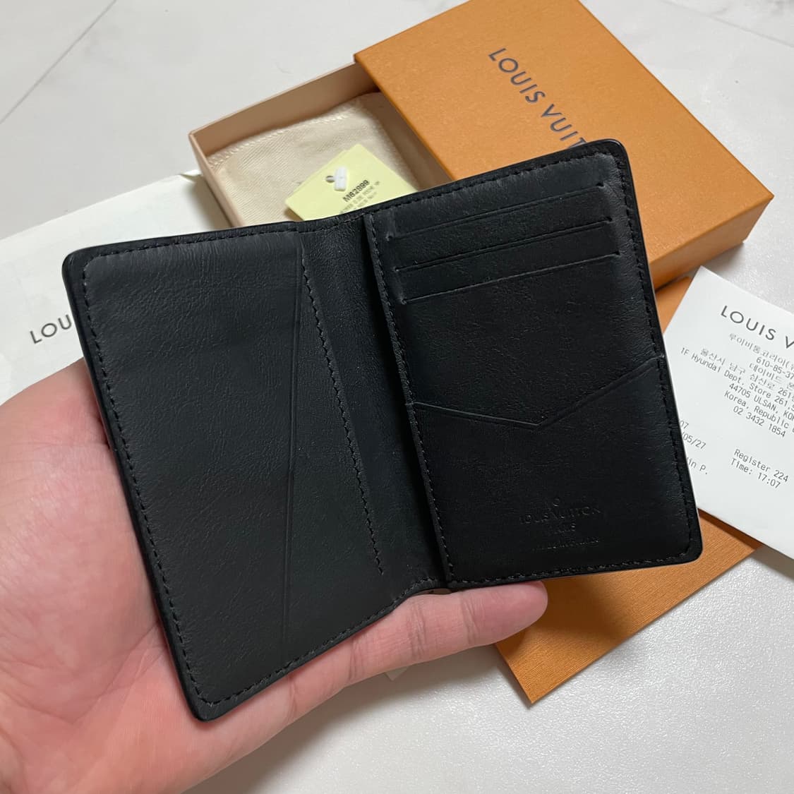 25SS 루이비통 모노그램 오거나이저 영수증 풀박스 상품이미지4