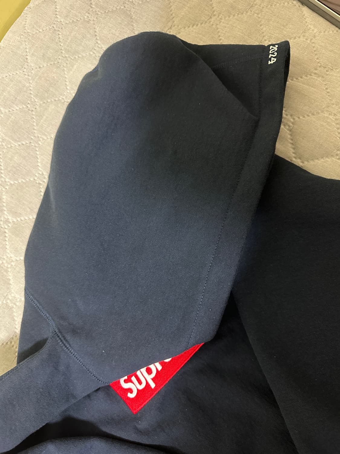 24FW 슈프림 박스로고 네이비 상품이미지2
