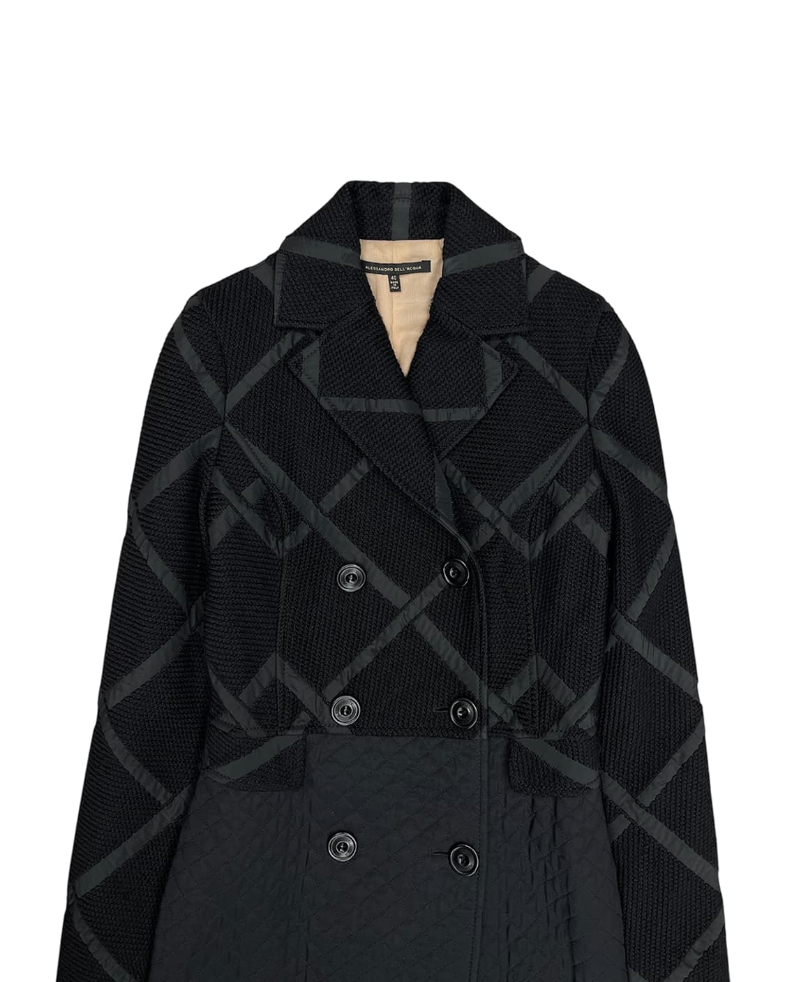 알레산드로 델라쿠아 듀얼 패턴 지오매트릭 코트 상품이미지6