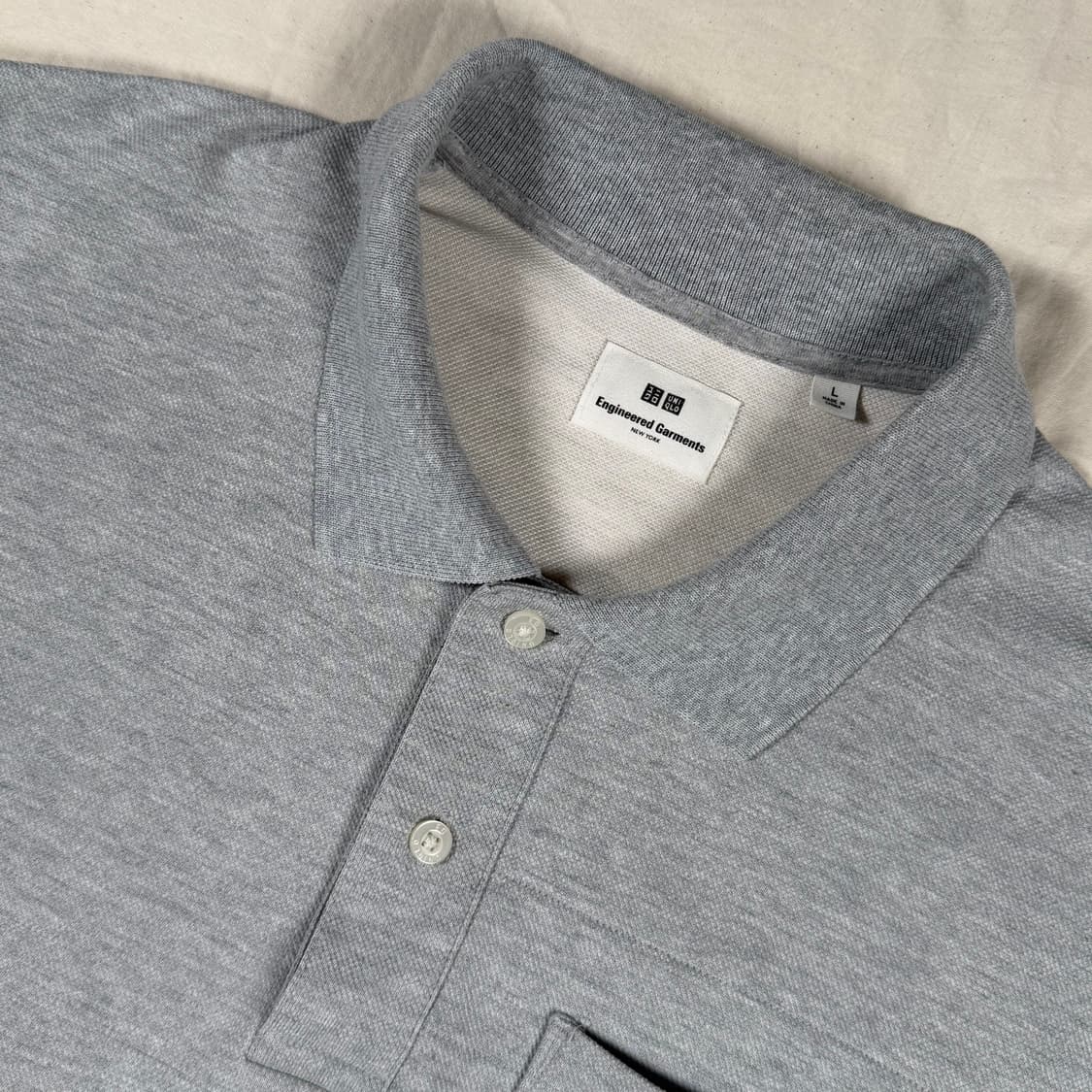 유니클로 엔지니어드 가먼츠 반팔 티셔츠 카라티 상품이미지2