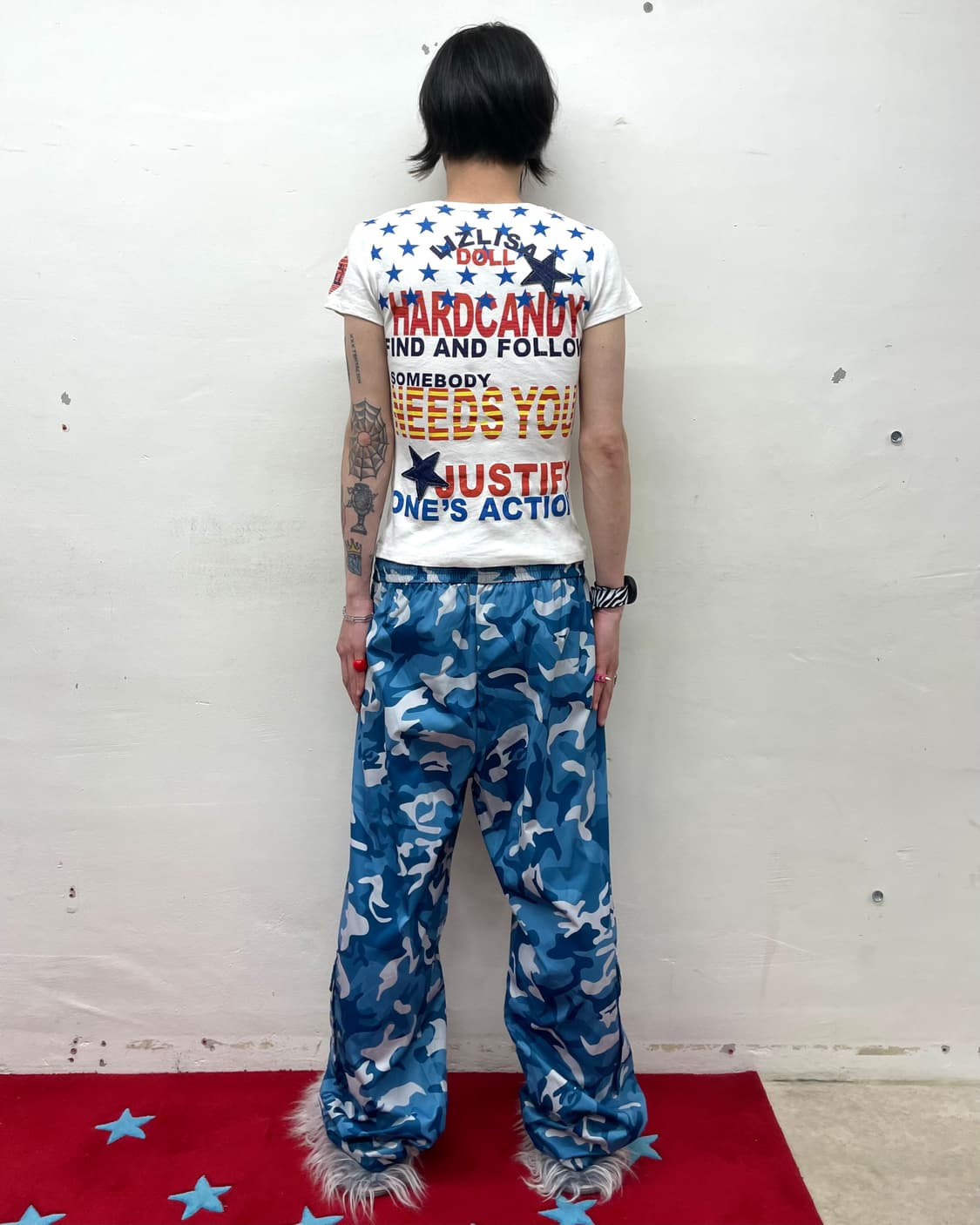 Blue camouflage sweatpants 상품이미지3