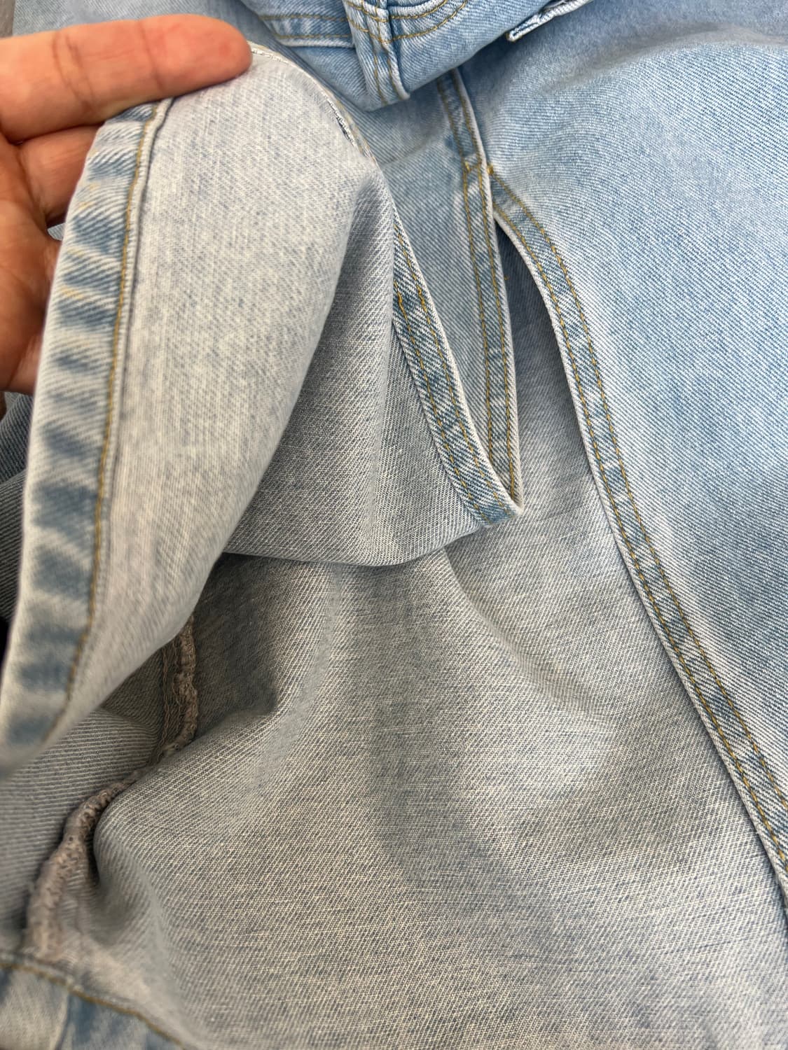 쇼핑몰 여성 연청 데님스커트 청치마 상품이미지5