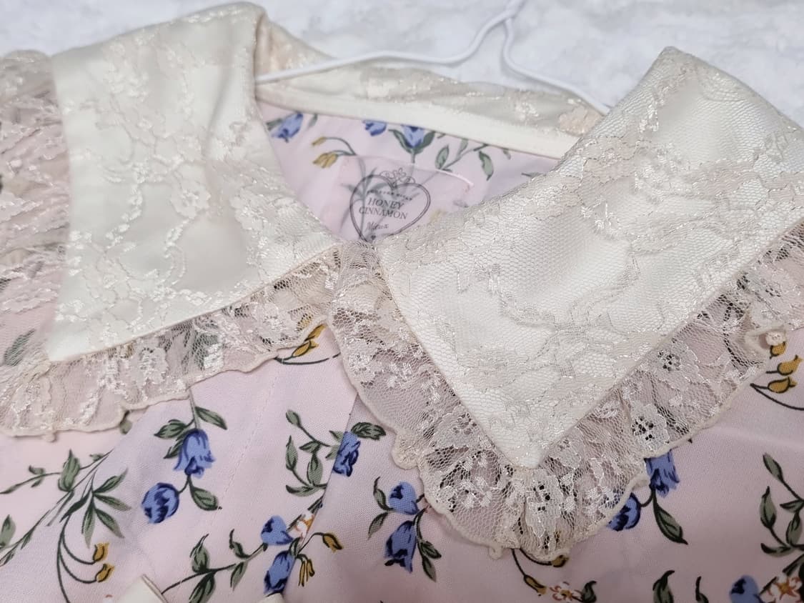 허니 시나몬 빈티지 원피스 꽃무늬 일브 일본 브랜드 양산형 로리타 상품이미지6