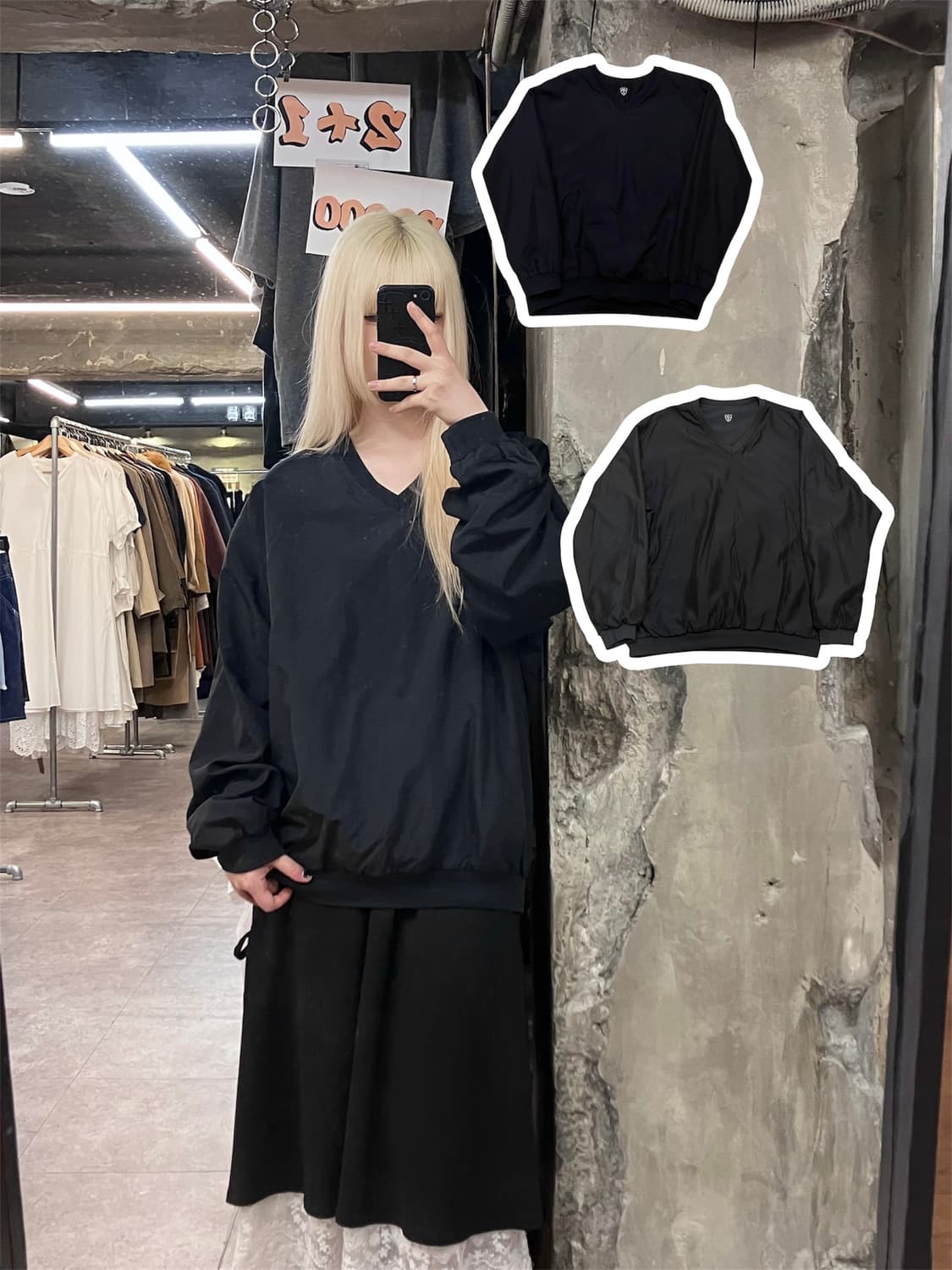 나이키골프 리버시블 브이넥 웜업 블랙 2XL #csz3978 상품이미지1