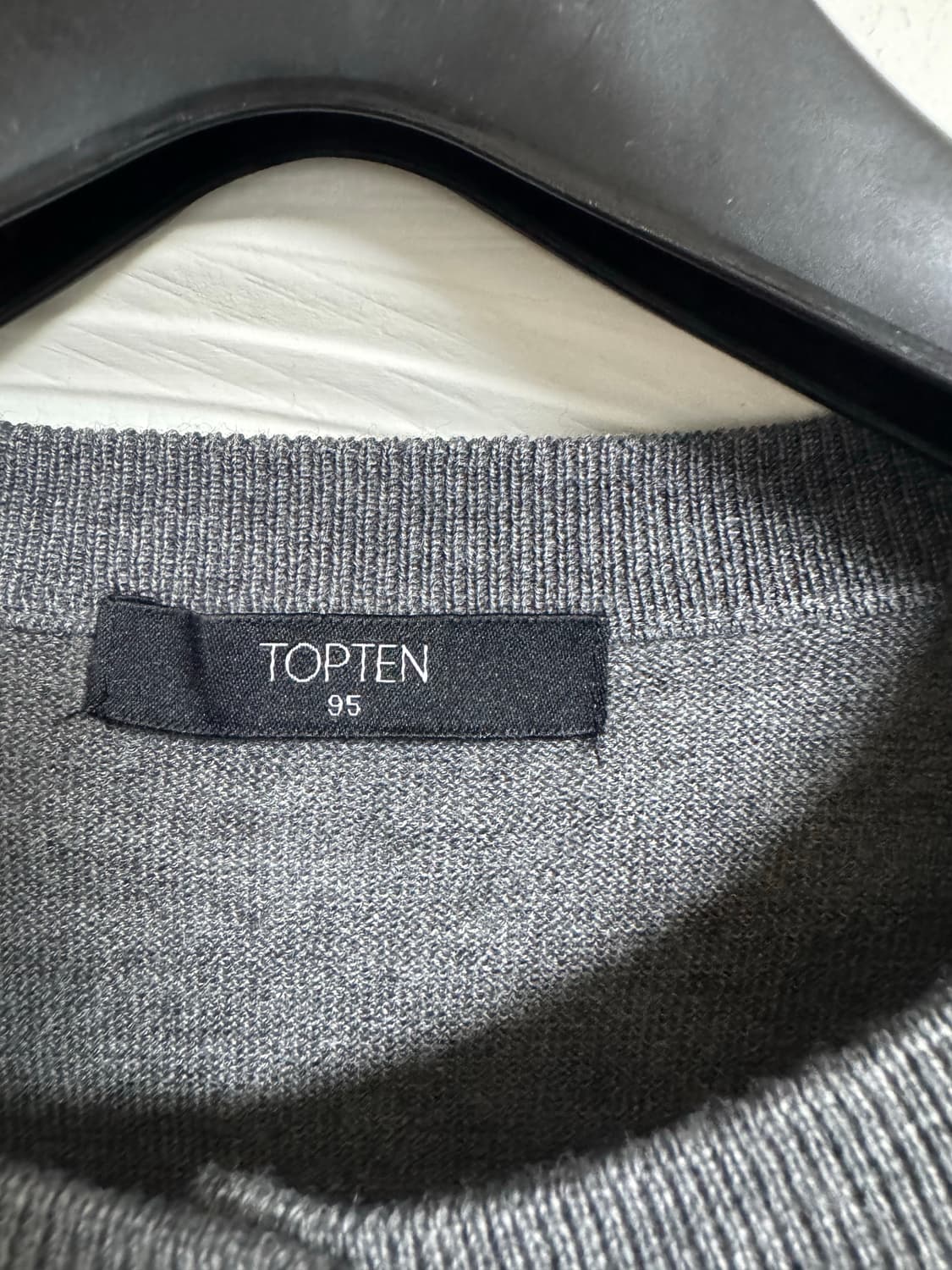 탑텐 여성 울가디건 차콜 95사이즈 상품이미지3