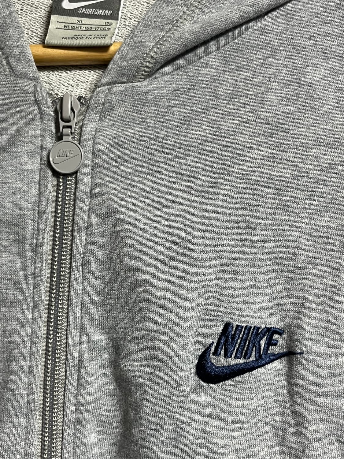 공용 나이키 그레이 후드집업 XL 상품이미지4
