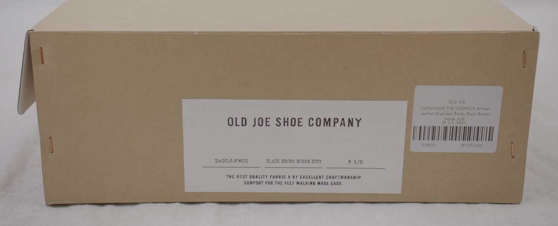 올드조 엔지니어 부츠 블랙 홀스벗 차심 8.5 상품이미지6