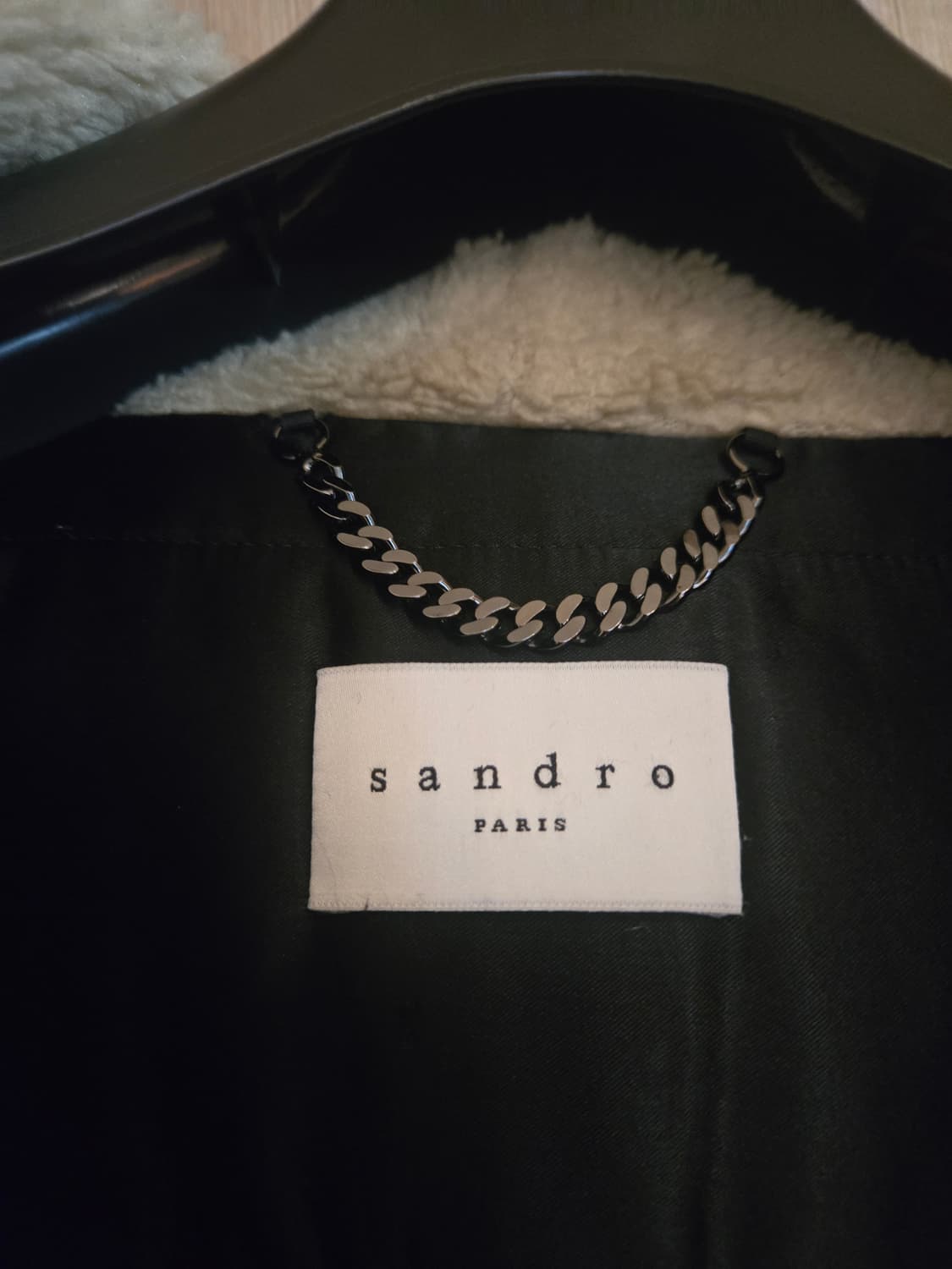 산드로 울 후드 파카 -66사이즈 상품이미지3