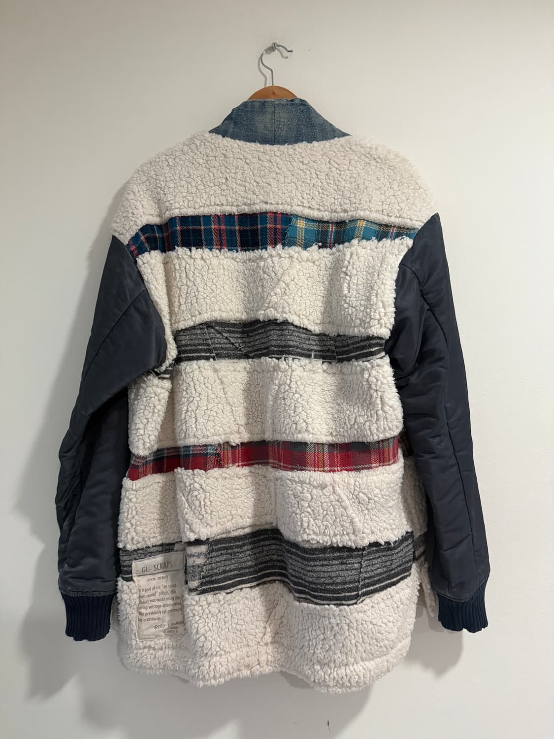 그렉 로렌(Greg Lauren)의 램 울 패치워크 로브 상품이미지4