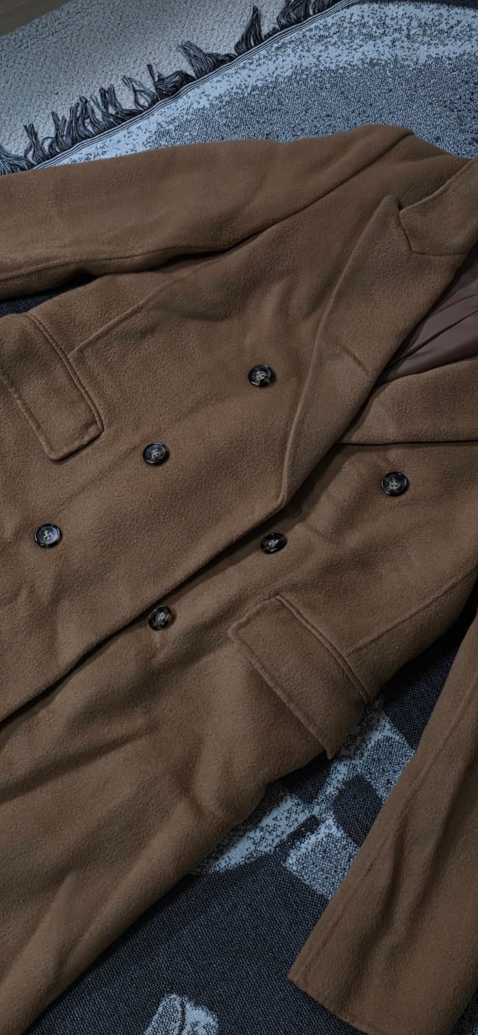 쥬크 ZOOC 울캐시미어 카멜 롱 코트 55 상품이미지2