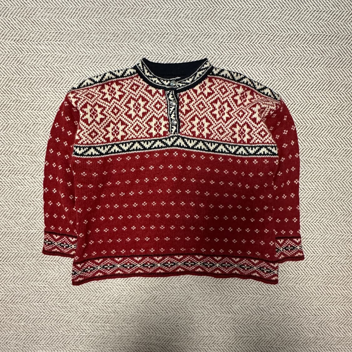 L. L. BEAN usa made knit nordic sweater 상품이미지1