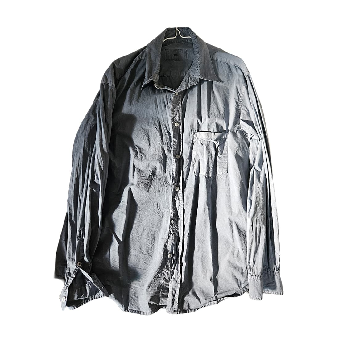 Yrs poika shirt overdyed blue (3) 상품이미지1