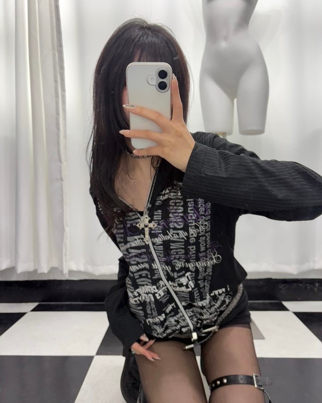 🎸블랙 레터링 후디🎸 상품이미지5