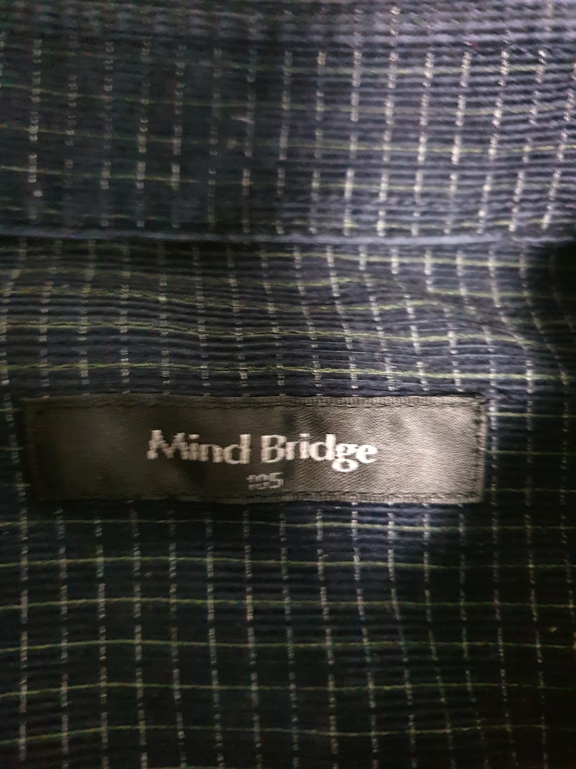 마인드브릿지 혜비코튼 깅엄 긴팔셔츠 (105) 상품이미지3