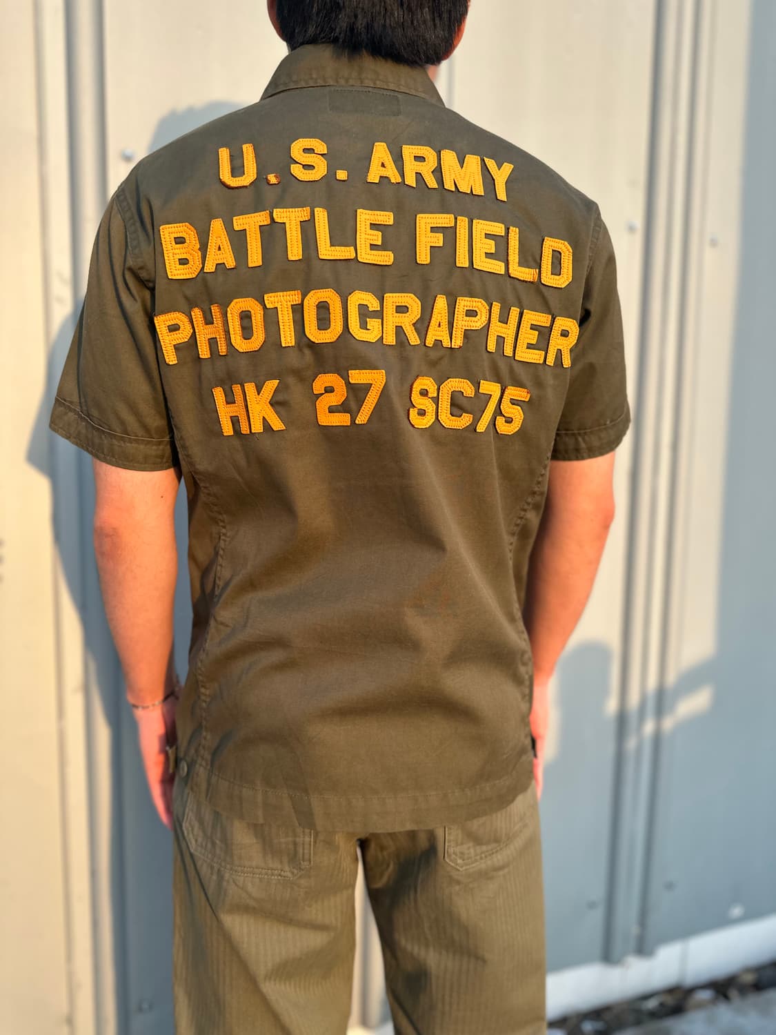 AVIREX U.S 플라이트 반팔 셔츠 상품이미지6