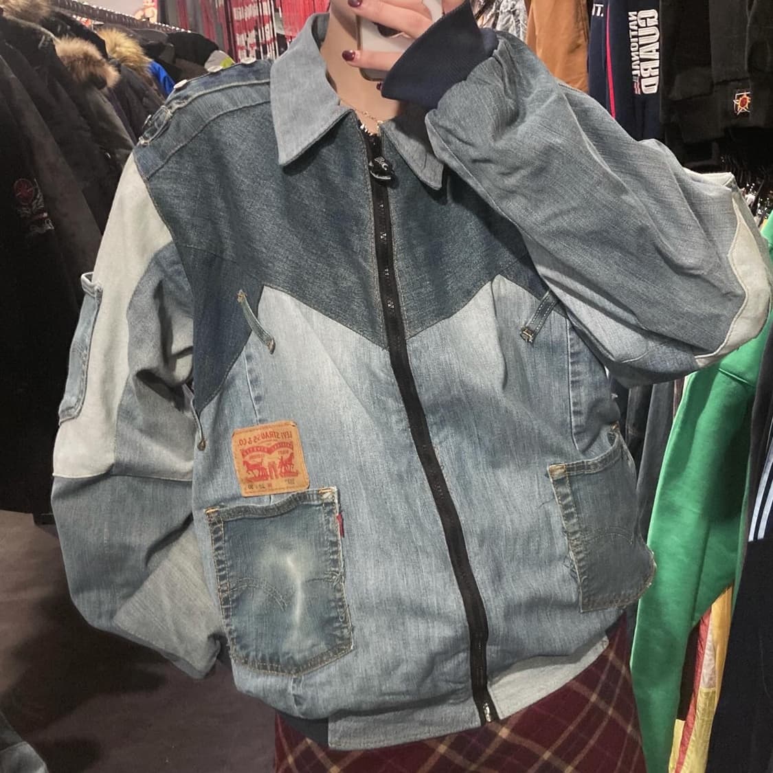 [IM]리바이스 리메이크 카라 데님자켓 상품이미지1