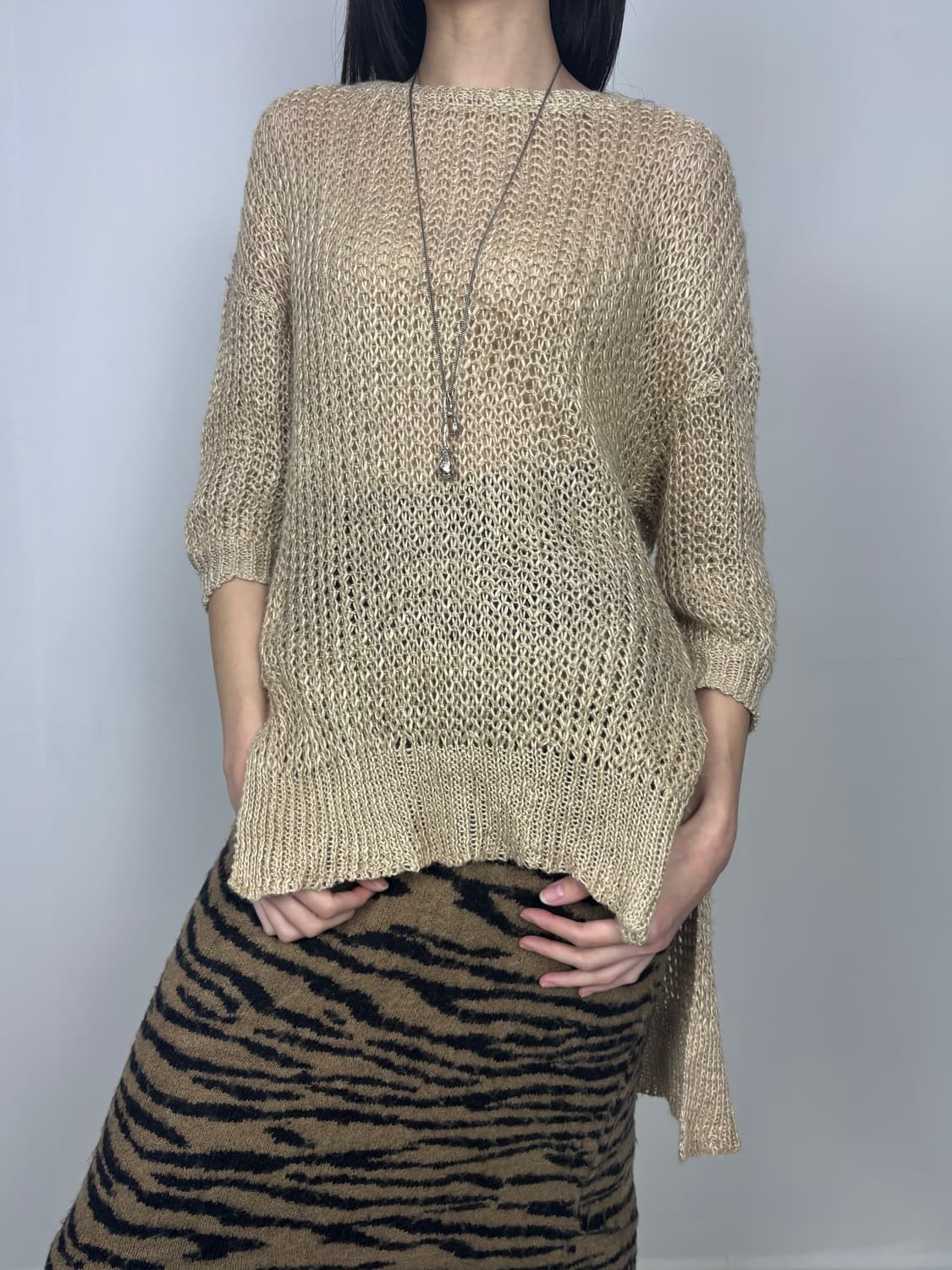 ASYMMETRIC LOOSE KNIT 상품이미지5