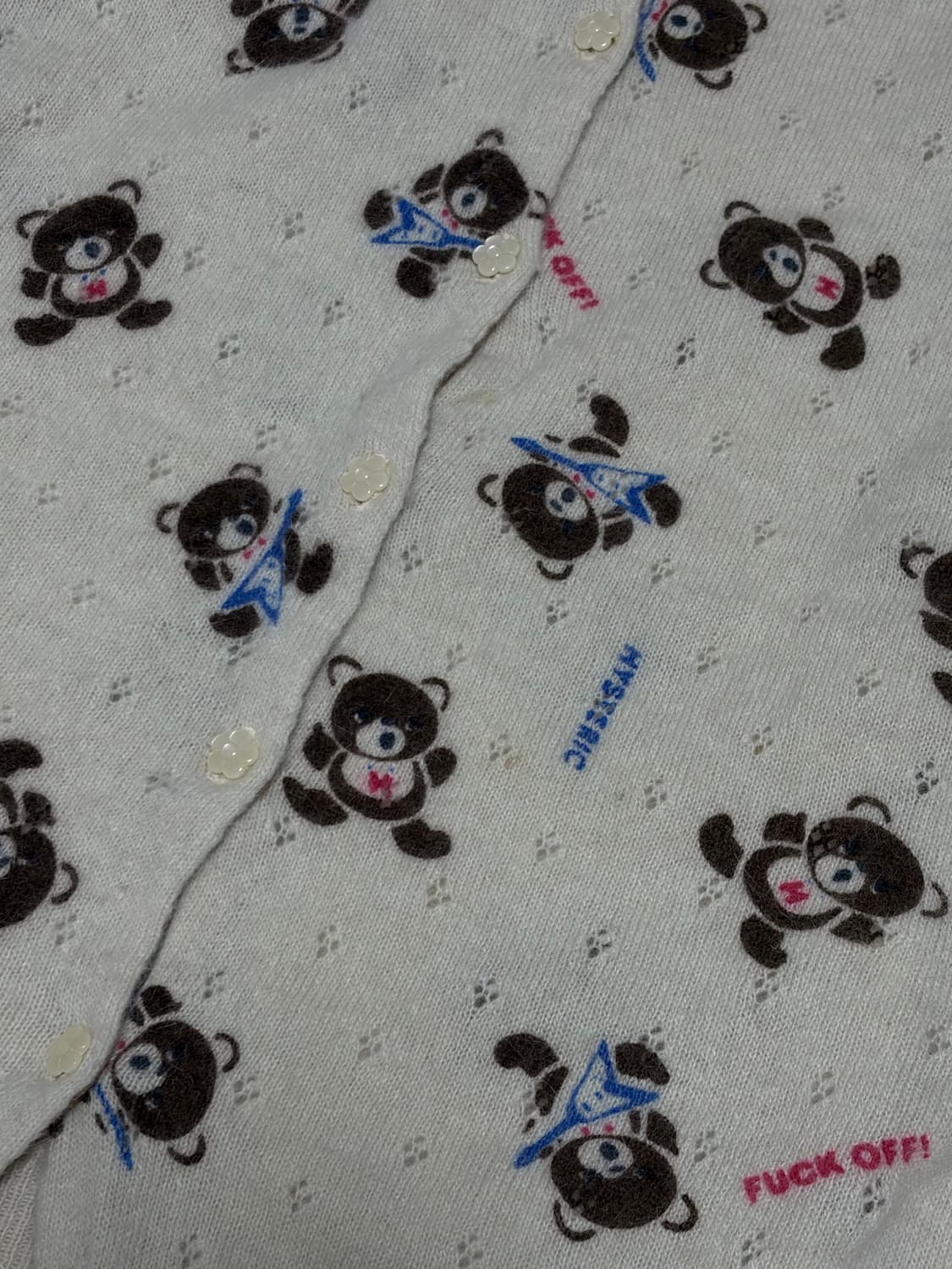 히스테릭 글래머 곰돌이 가디건 상품이미지3